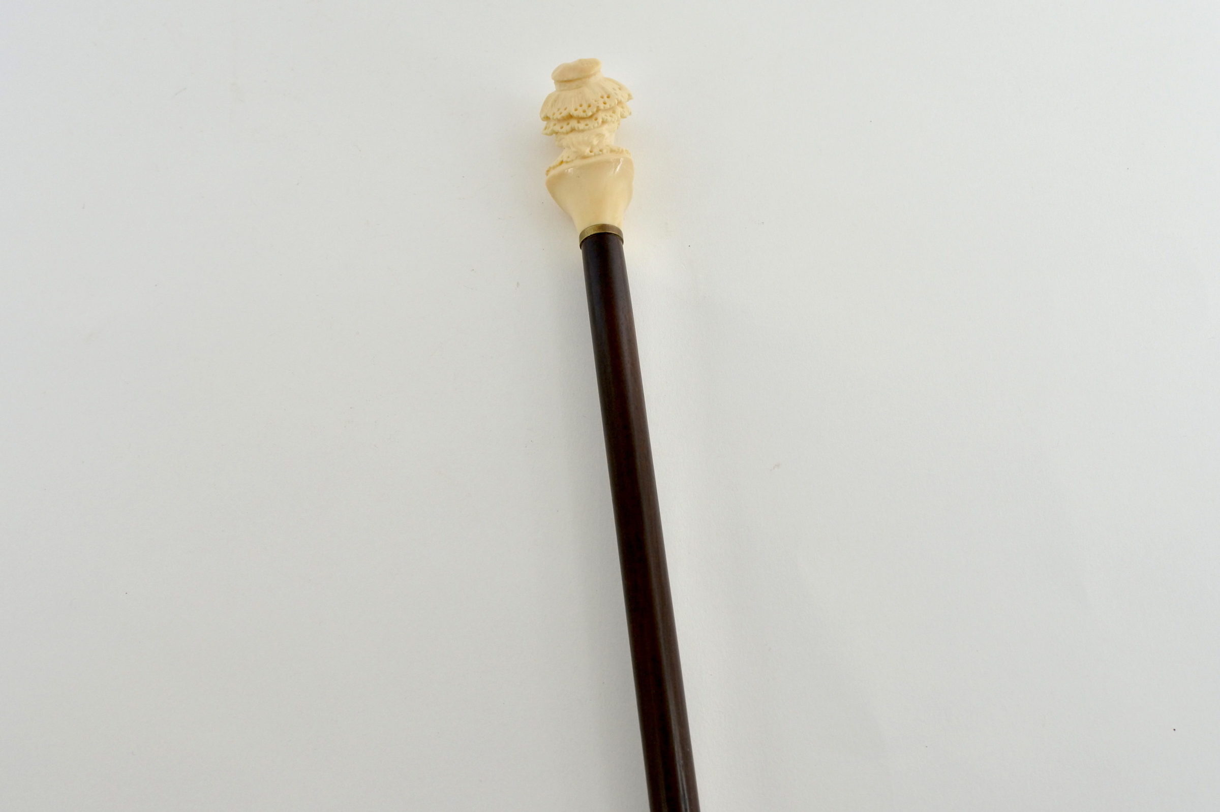 Elegante bastone con impugnatura in avorio - 3