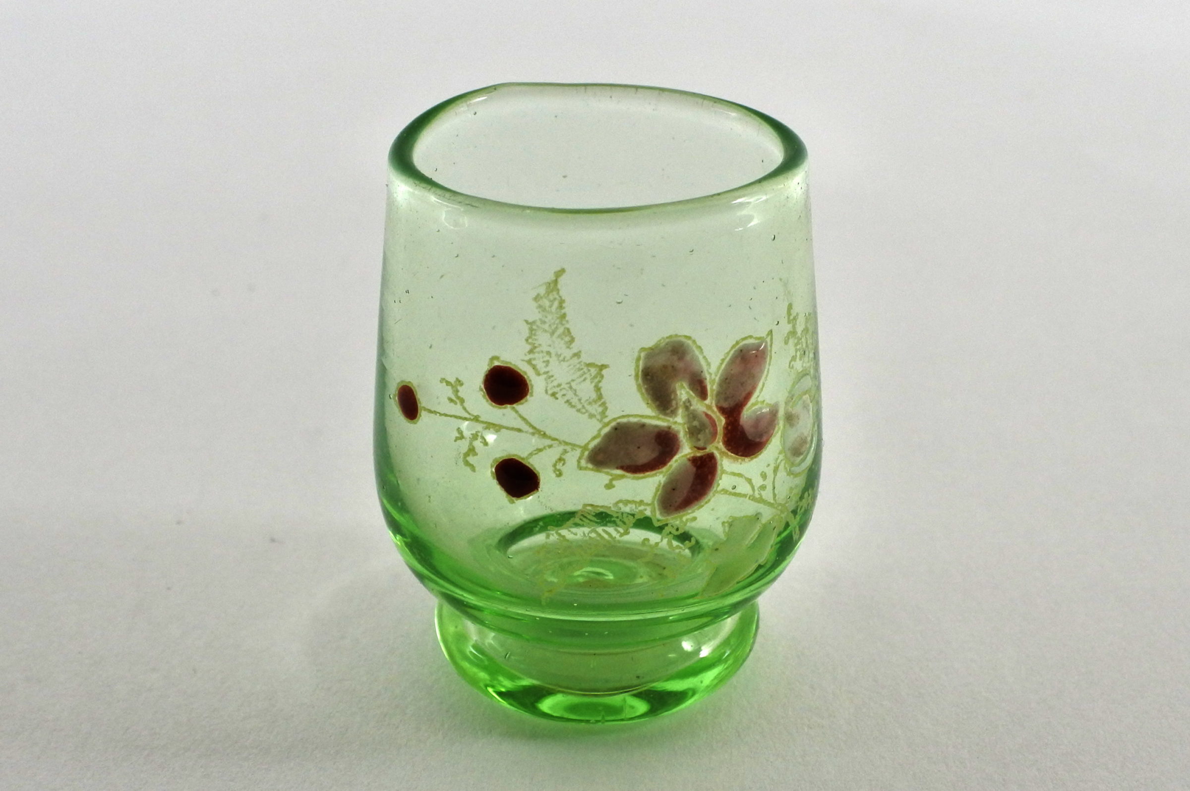 Bicchierino in vetro soffiato e smalti – Altezza 4,6 cm - 2