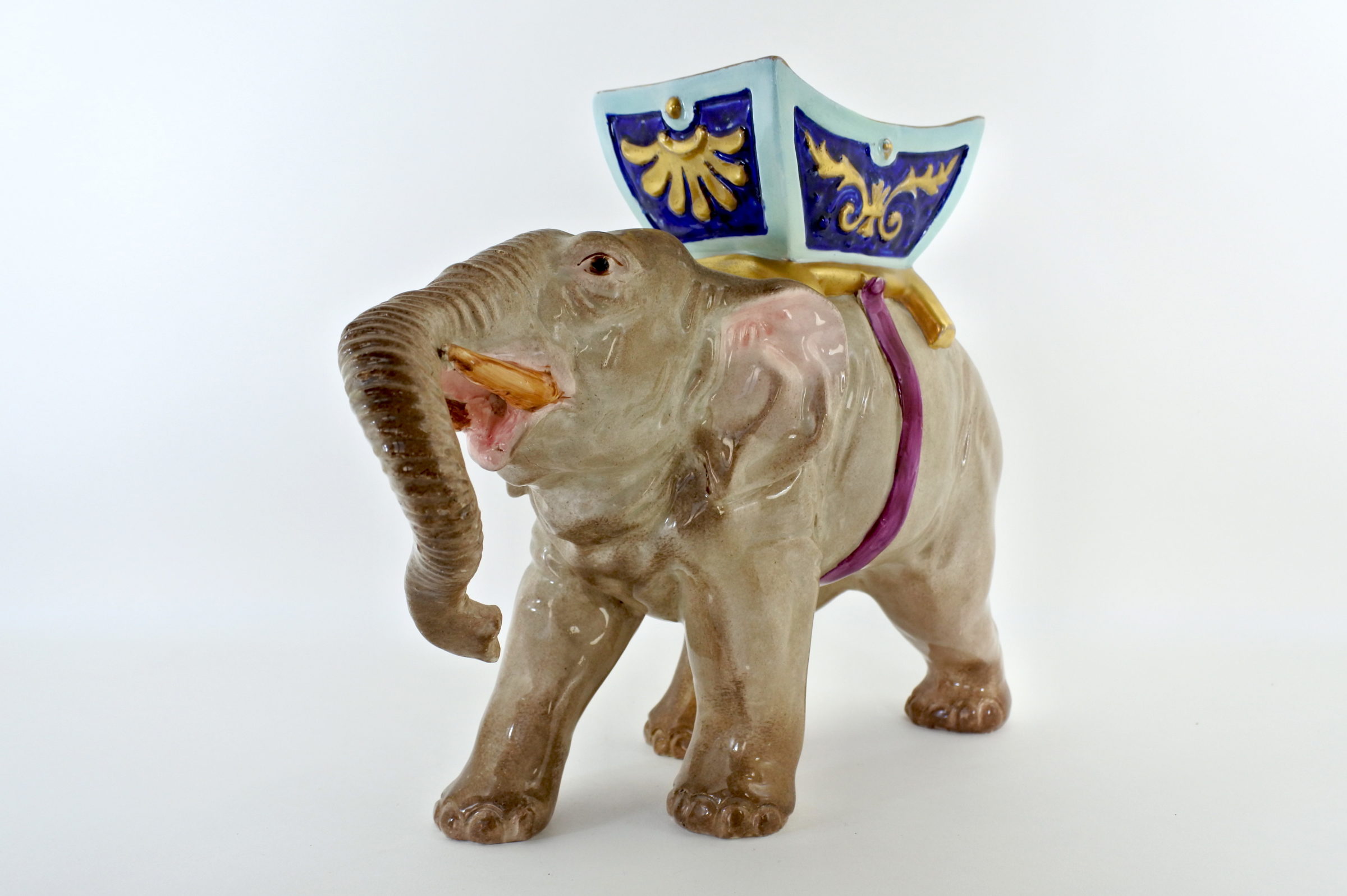 Elefante Massier in ceramica barbotine
