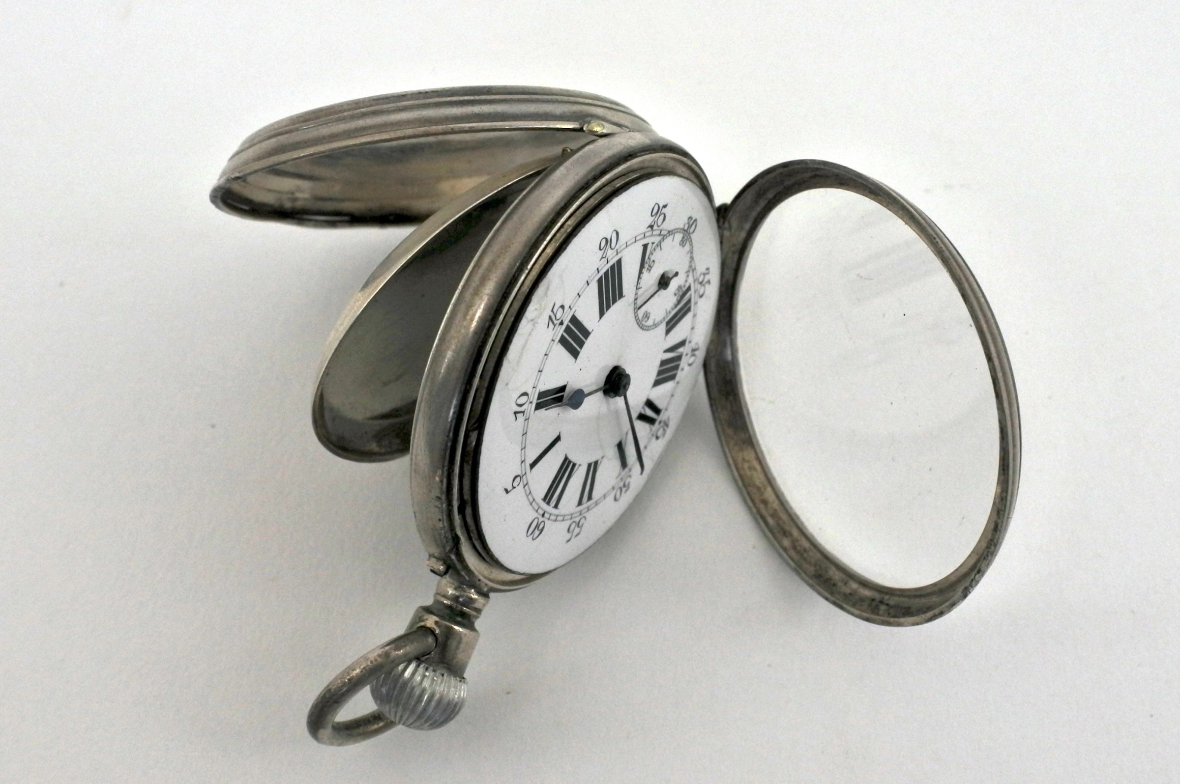 Orologio da tasca in argento – Dubois Genève - 4