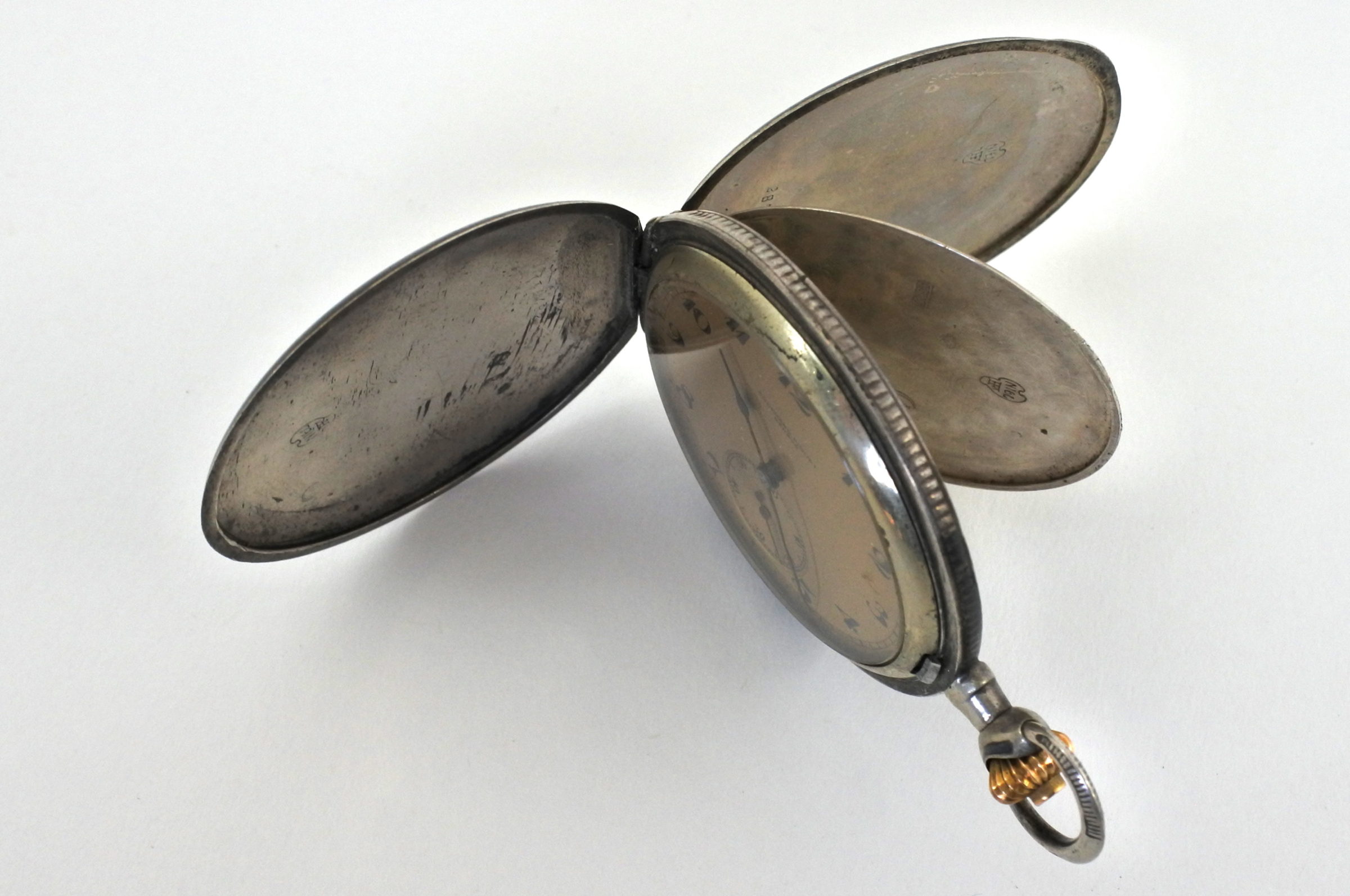 Orologio da tasca in argento e niello – Audemars Piguet Genève - 6