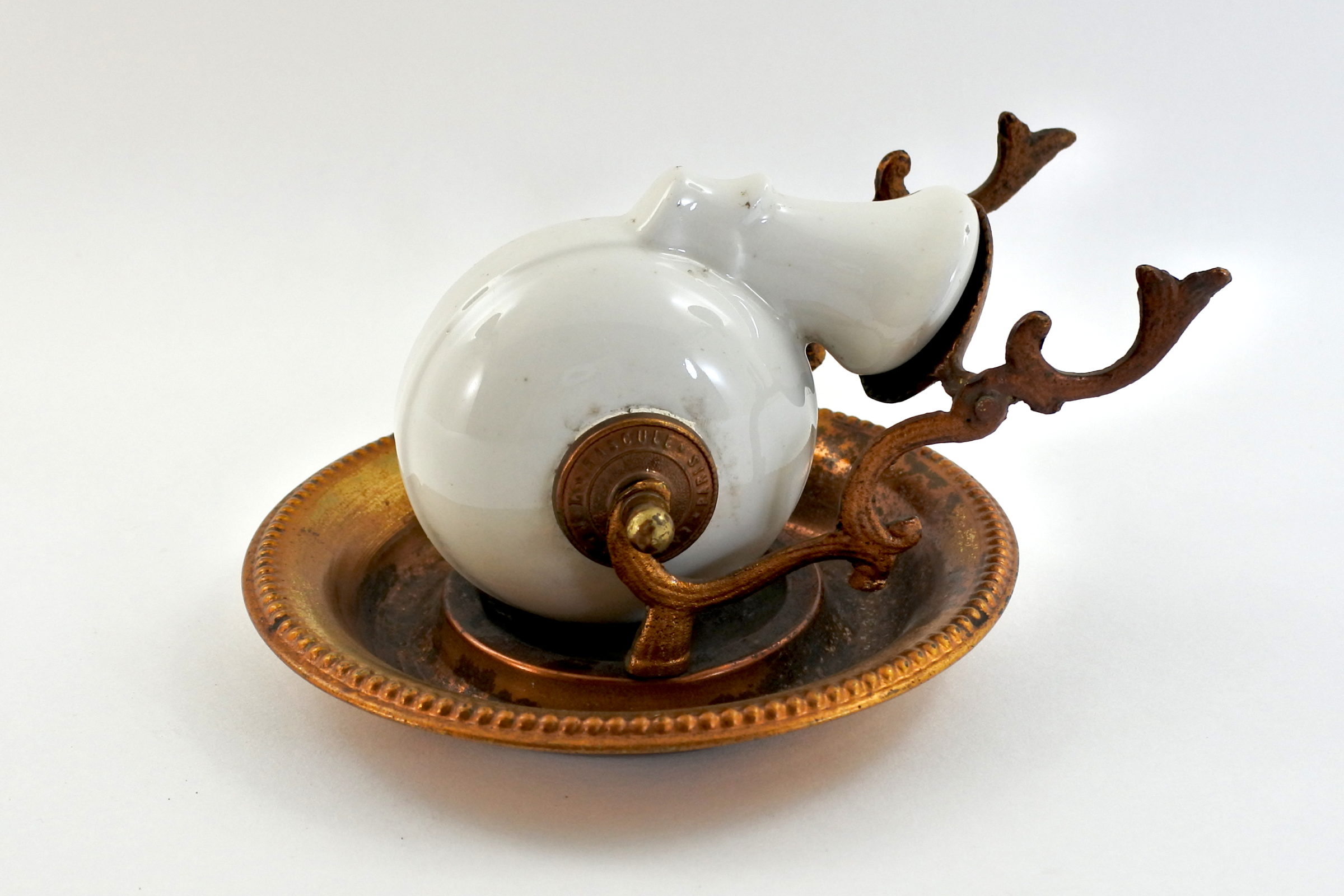 Calamaio in ceramica a forma di chiocciola - 2