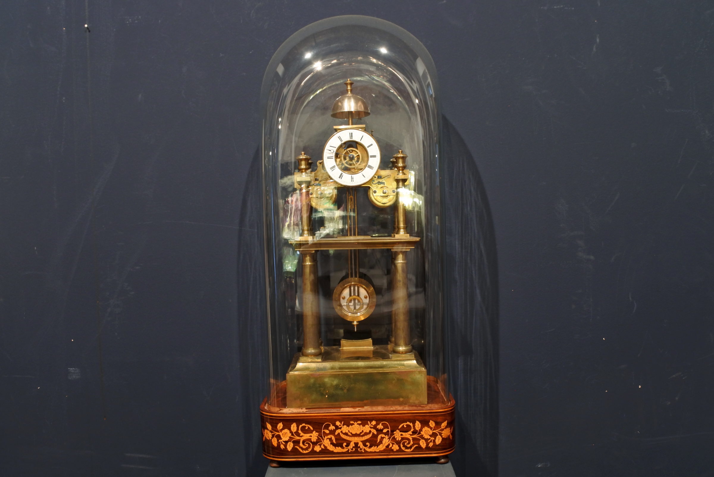 Orologio scheletrato in ottone - 4