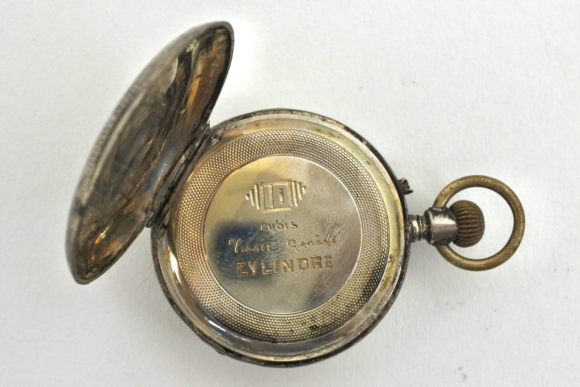 Orologio da tasca Tissot Genève – monachina in argento - 2