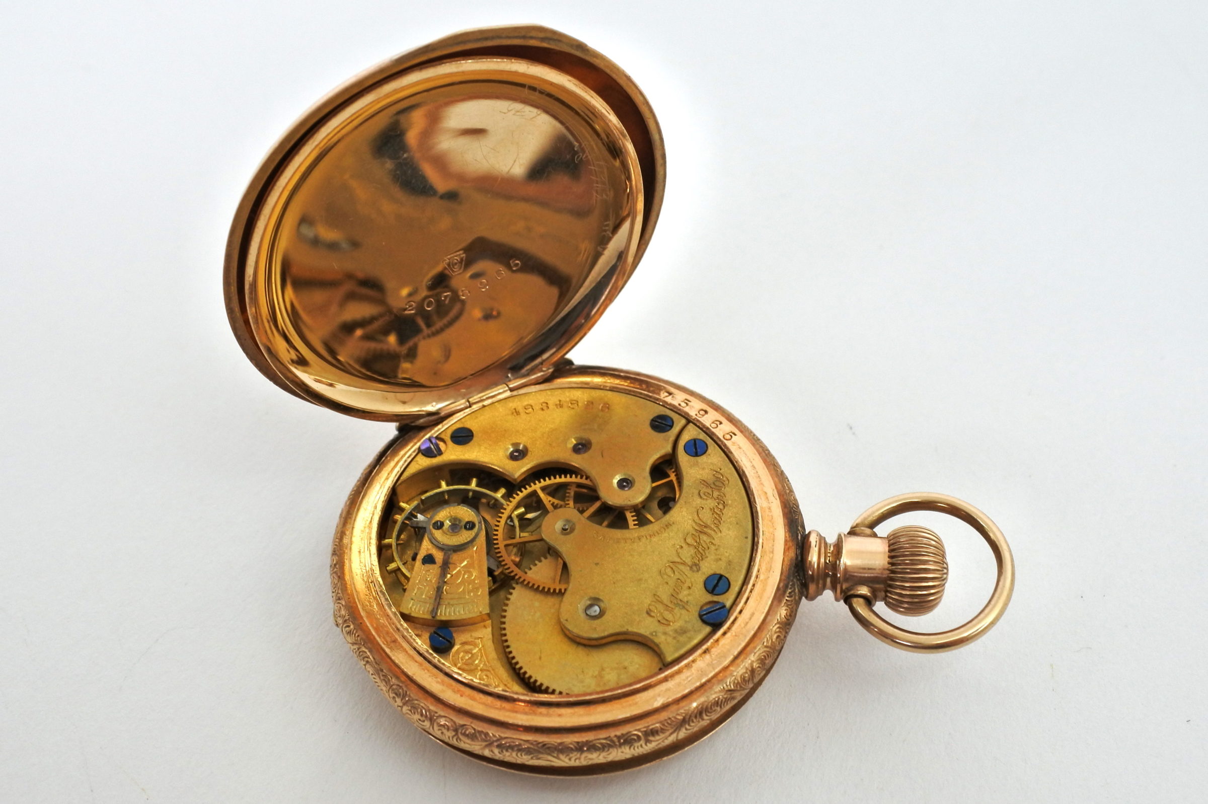 Orologio da tasca in oro – Elgin National Watch Company - 4