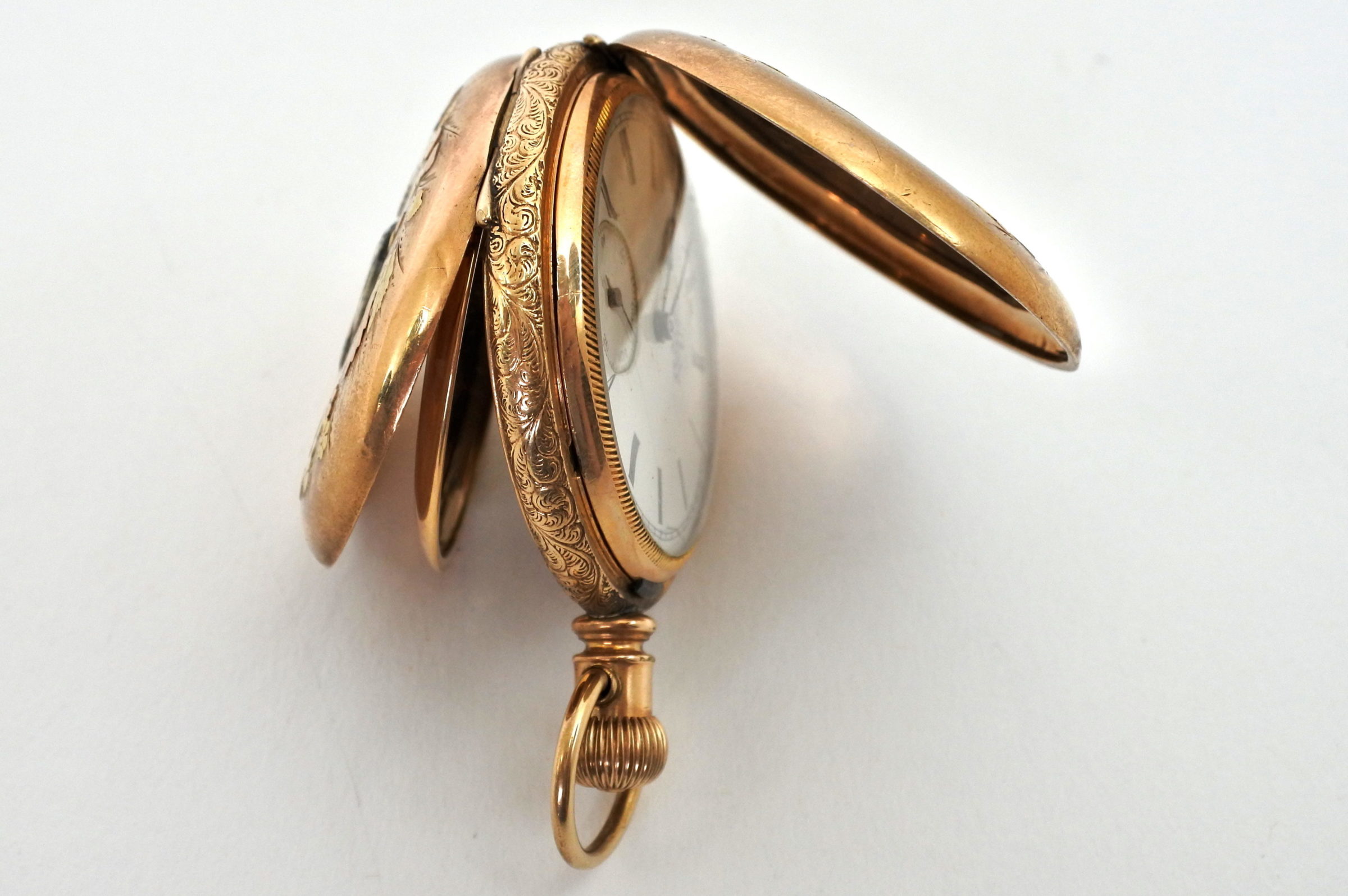Orologio da tasca in oro – Elgin National Watch Company - 5