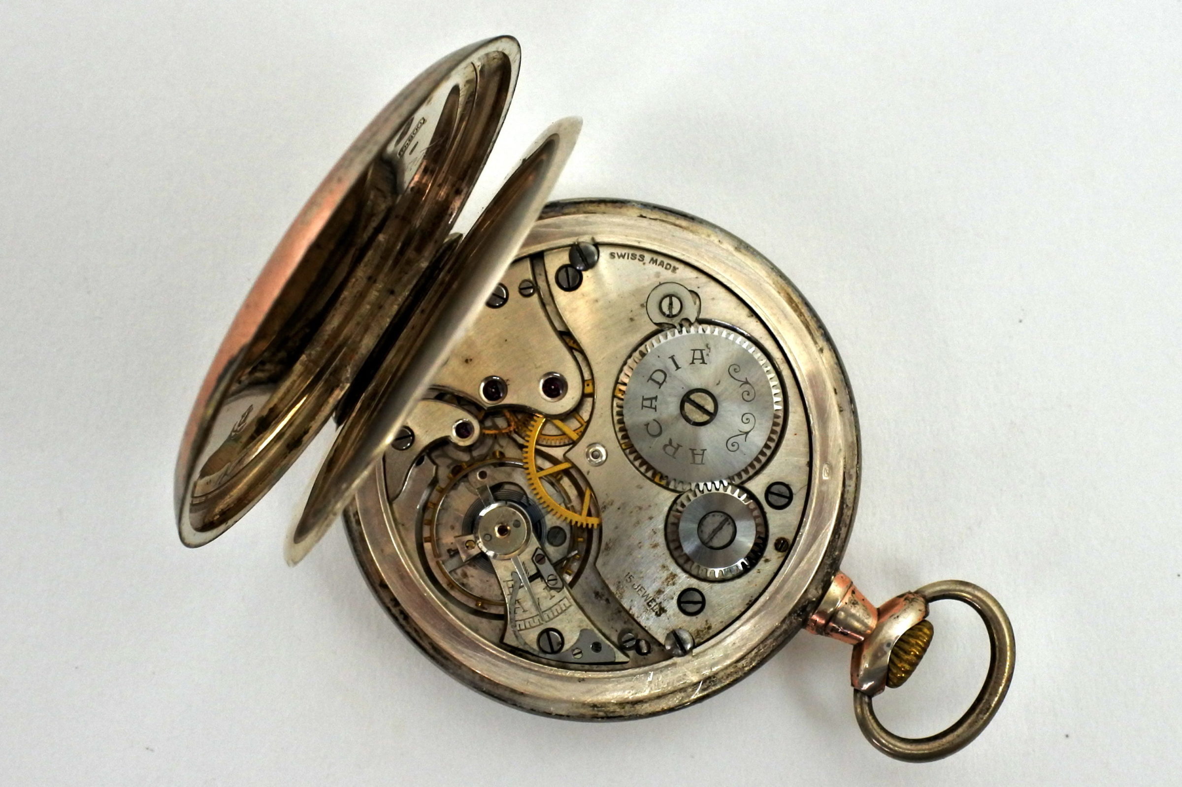 Orologio da tasca in argento – Arcadia - 3