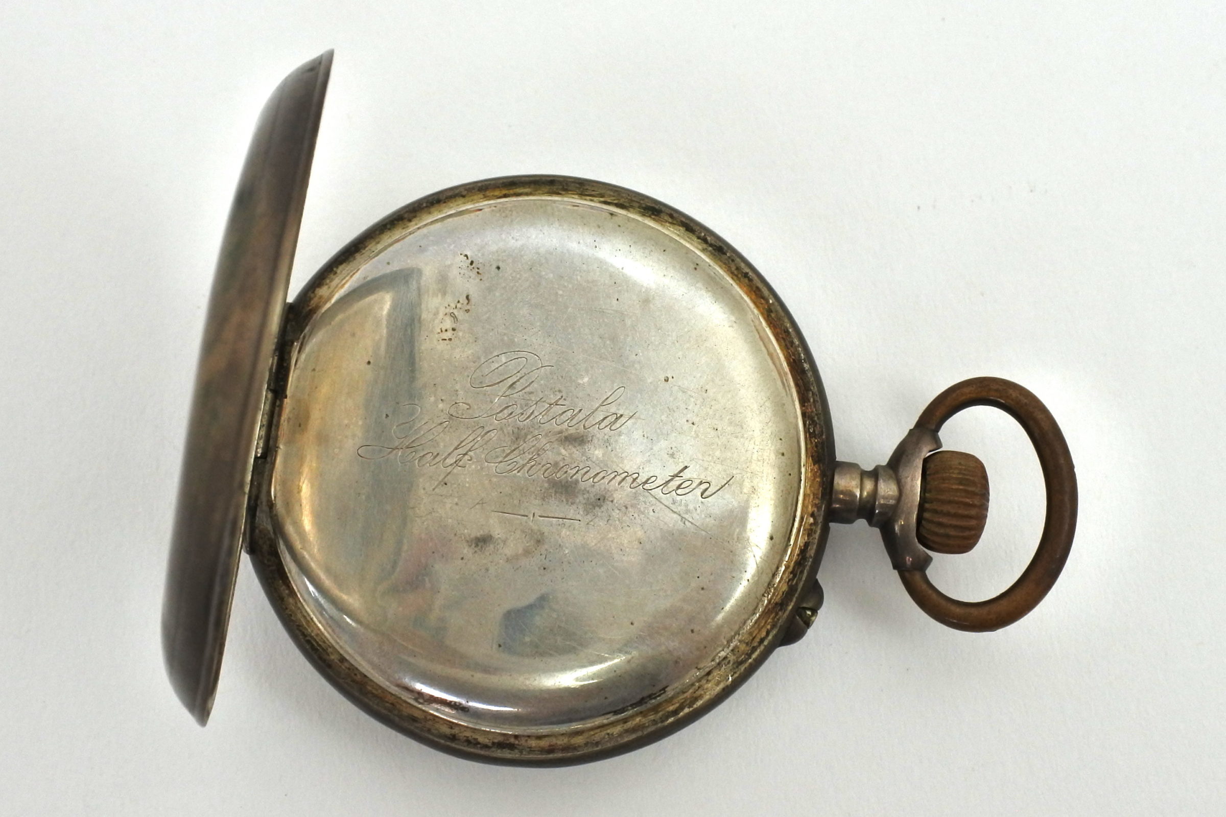 Orologio da tasca in argento – Postala patent - 2