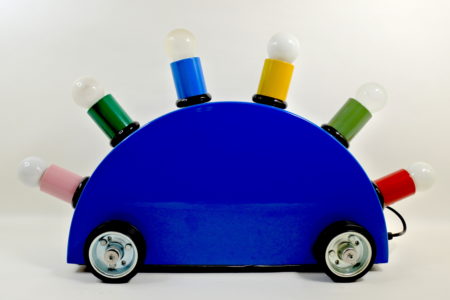 Lampada da terra Super – Designer Martin Bedin per Memphis Milano Anno 1981