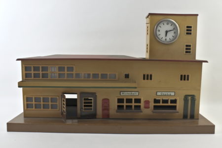Antica stazione dei treni in latta policroma - Marklin