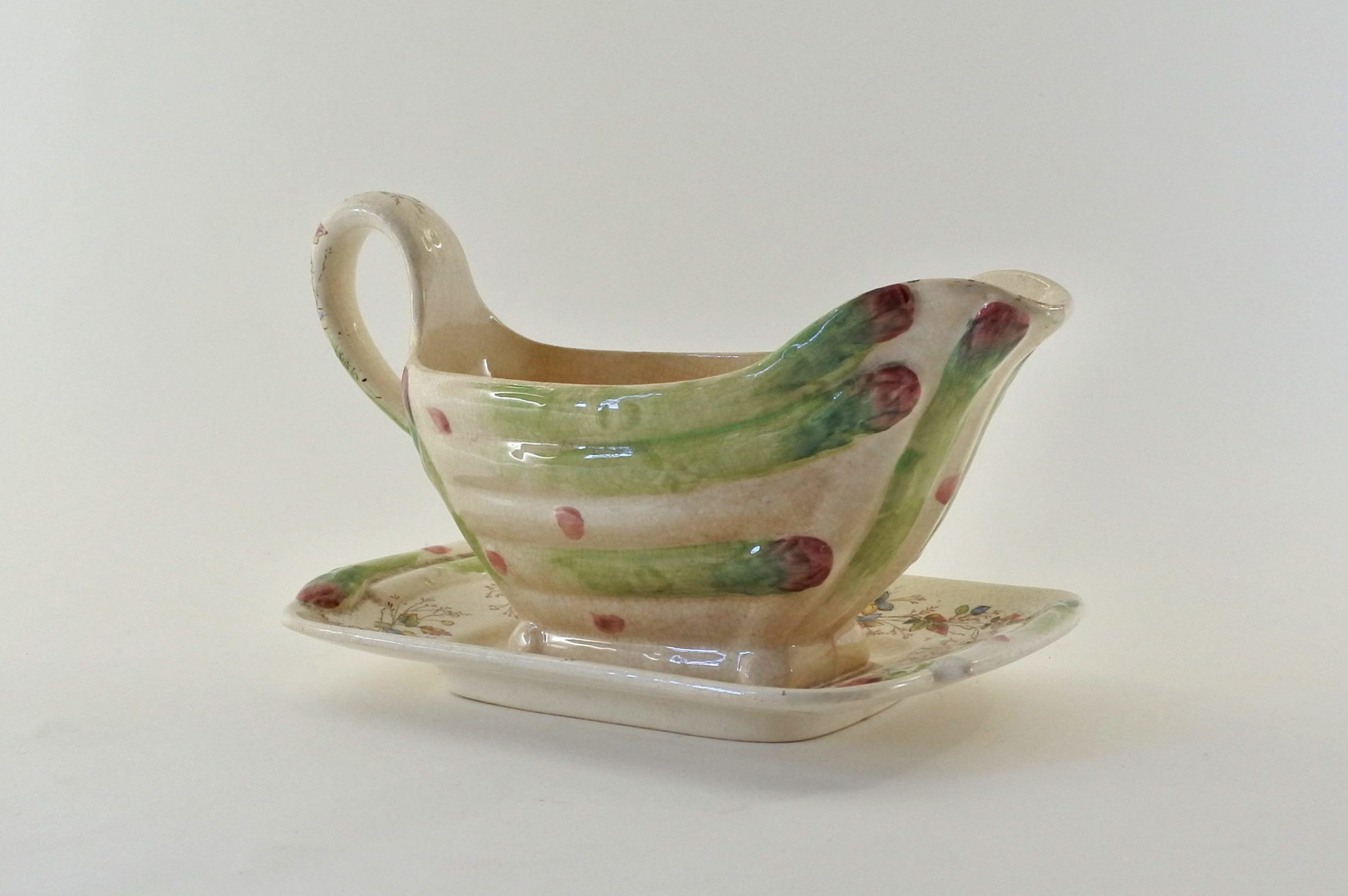Salsiera in ceramica barbotine - William A. Adderley & Co - 3