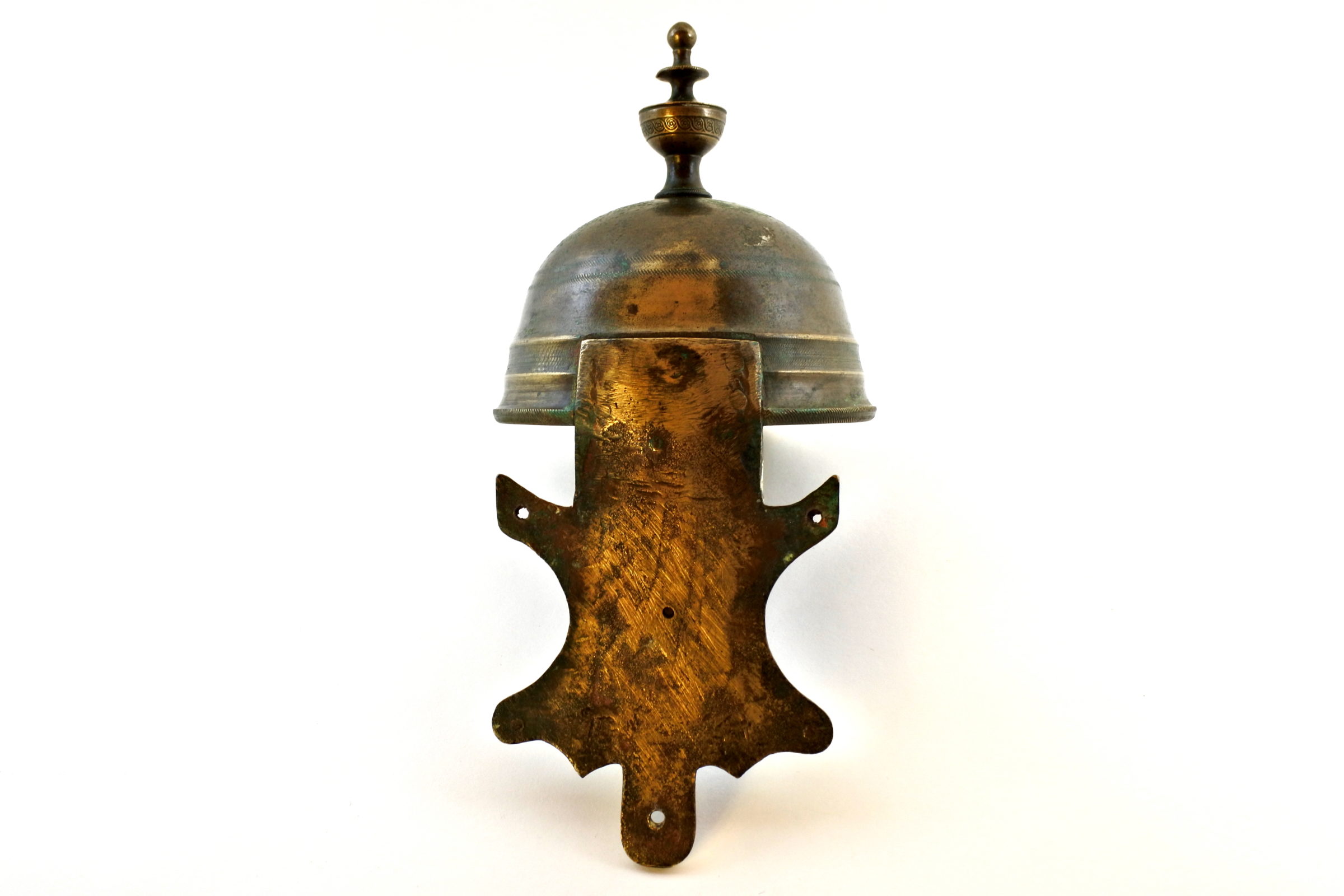 Acquasantiera in bronzo del XVIII° secolo - 4