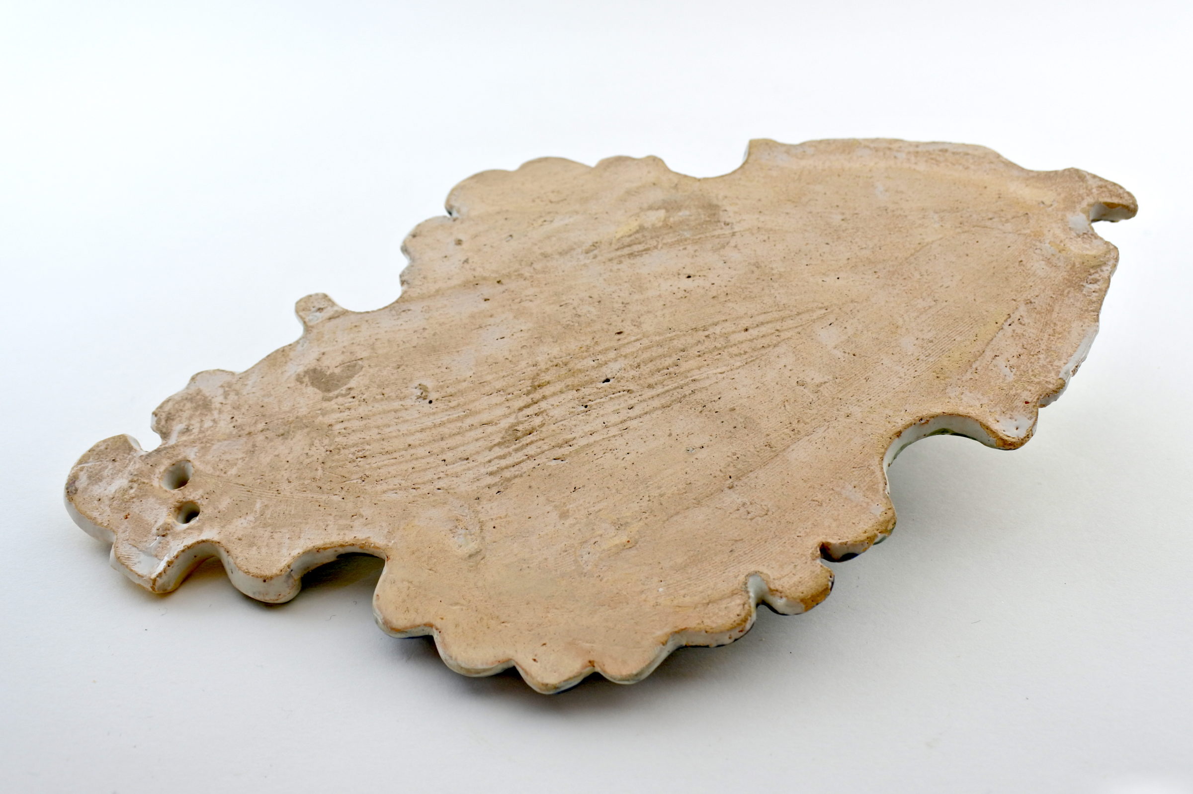 Acquasantiera in ceramica del XIX° secolo - Altezza 24,2 cm - 4