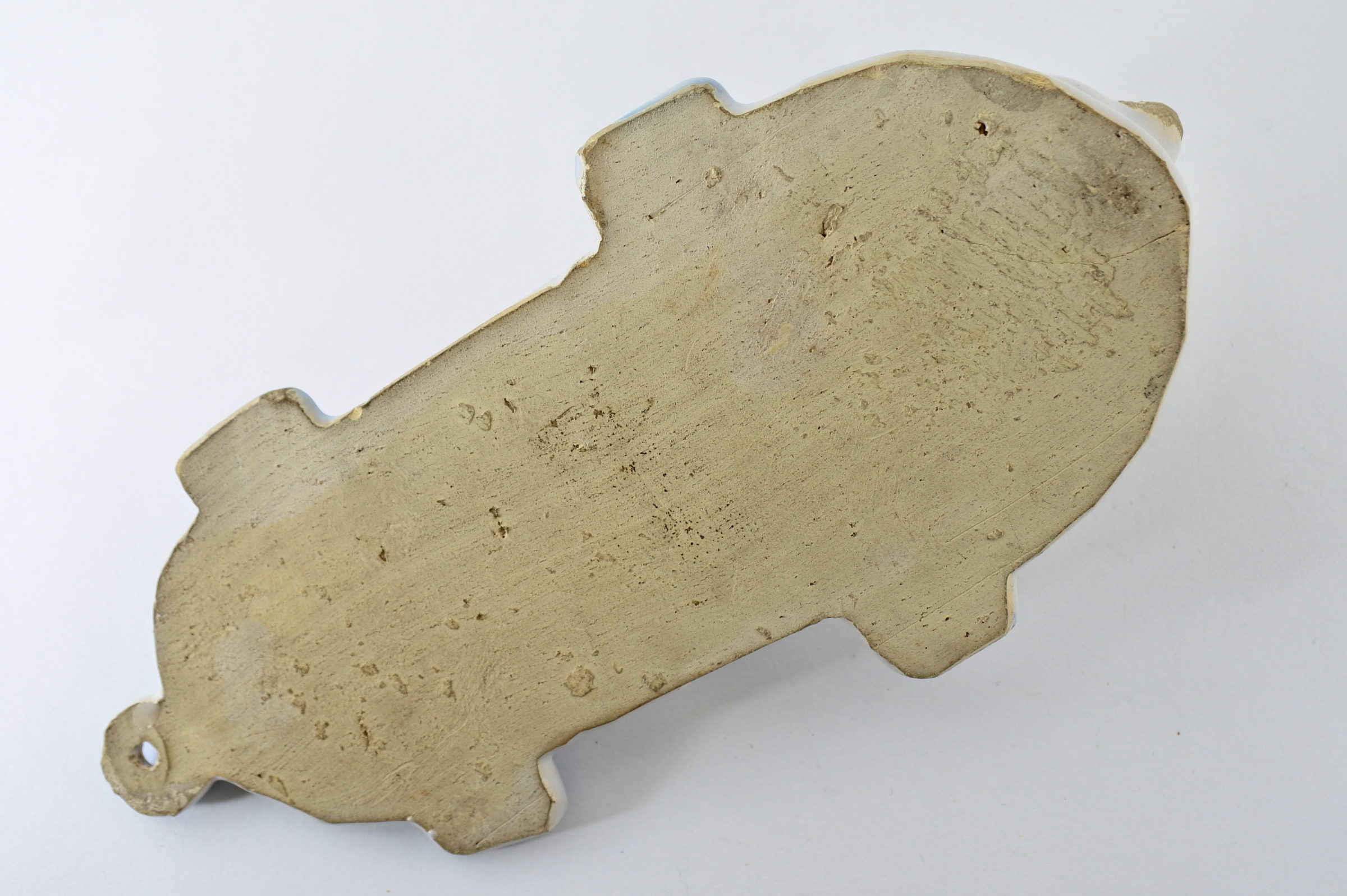 Acquasantiera in ceramica del XVIII° secolo - Altezza 19,5 cm - 4