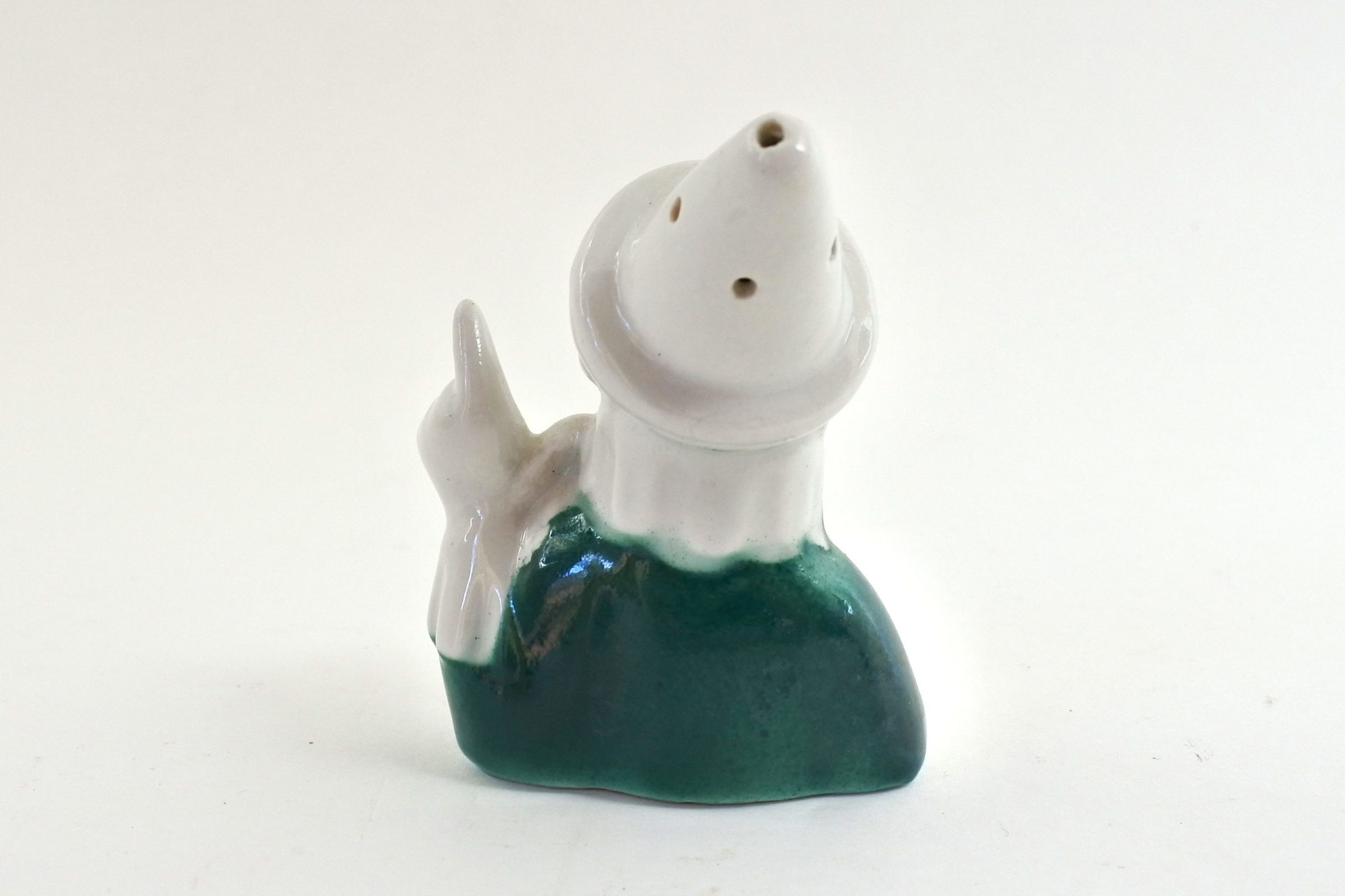 Portasale in ceramica a forma di clown - 3