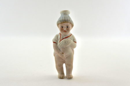 Statuina in biscuit a forma di bimbo con funzione di spargi profumo