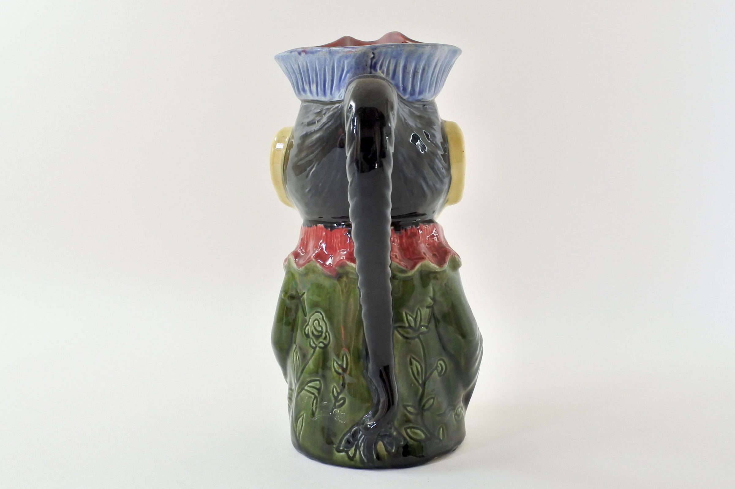 Brocca in ceramica barbotine a forma di cinese - Orchies - 3