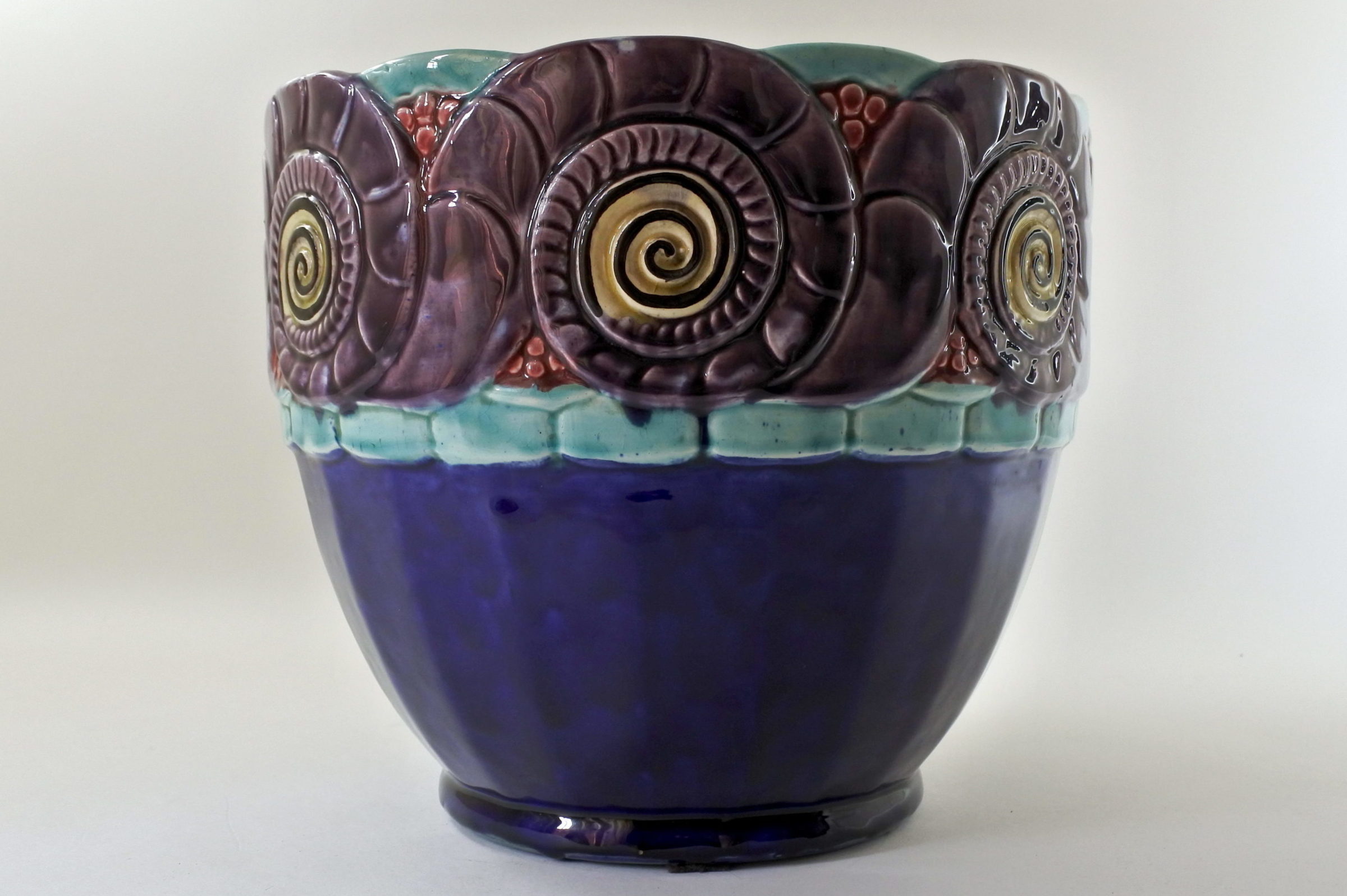 Grande cache pot Orchies in ceramica barbotine - Déco - 3