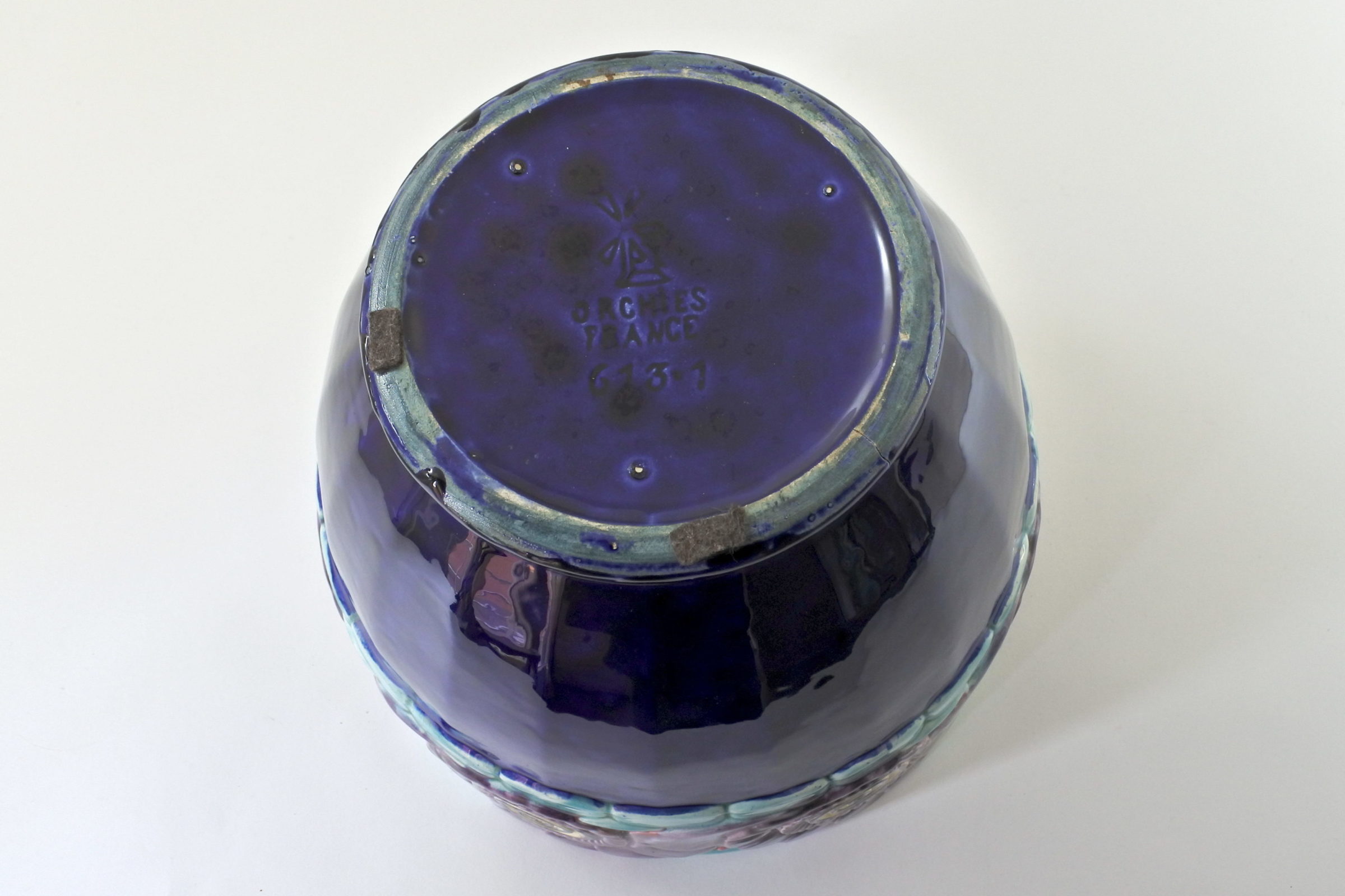Grande cache pot Orchies in ceramica barbotine - Déco - 5