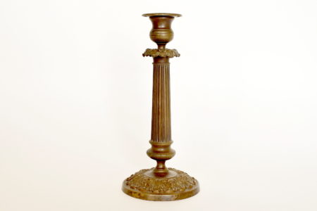 Candeliere in bronzo del XIX° secolo