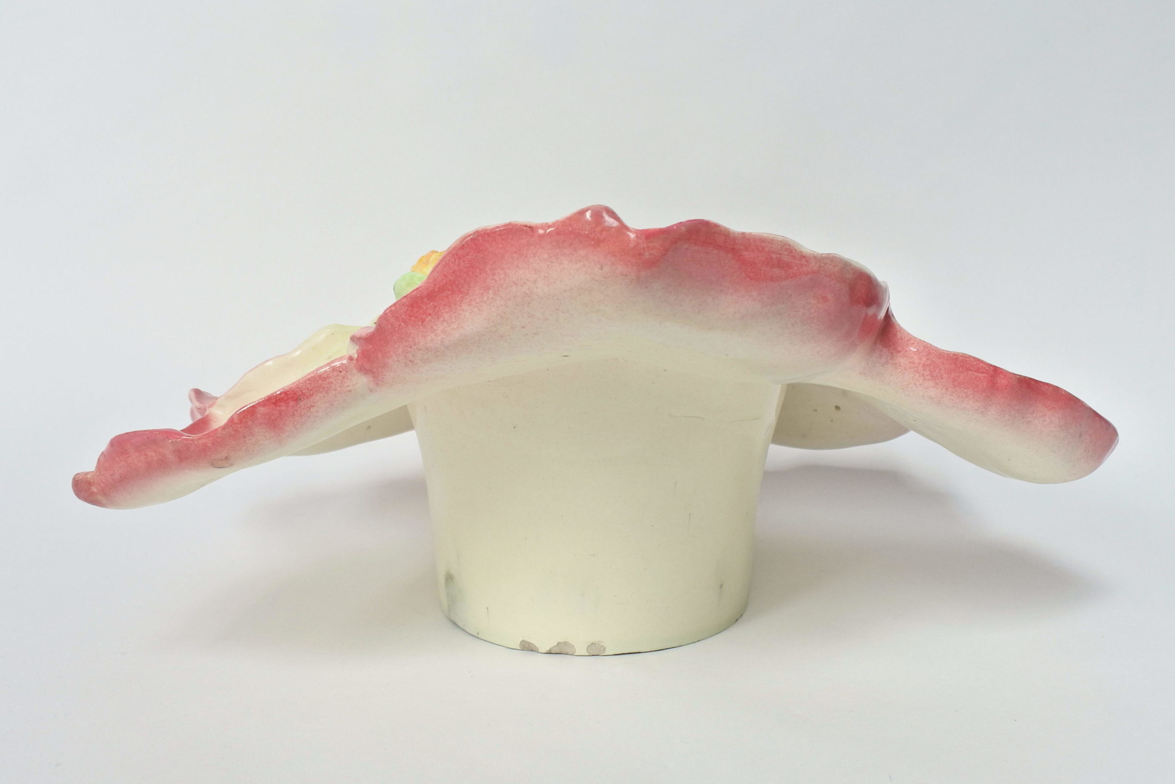 Cache pot Massier in ceramica barbotine a forma di anemone - 4