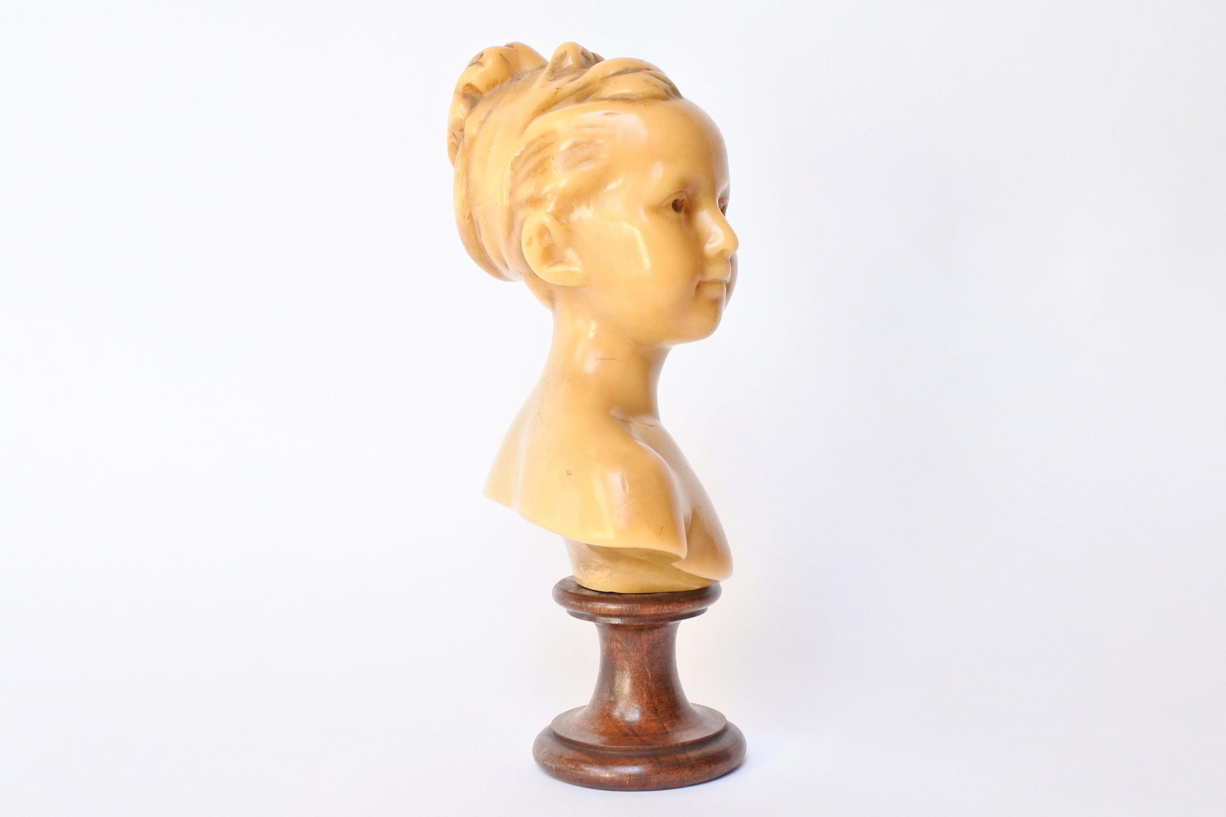 Busto di donna in cera - 4