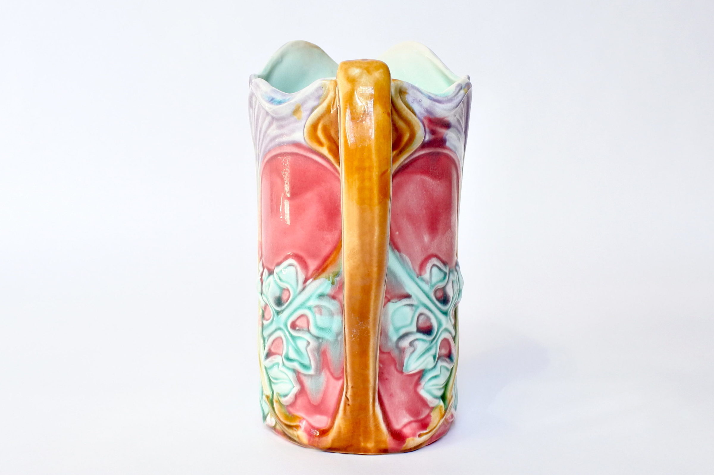 Brocca in ceramica barbotine con calla - Onnaing n° 828 - 3