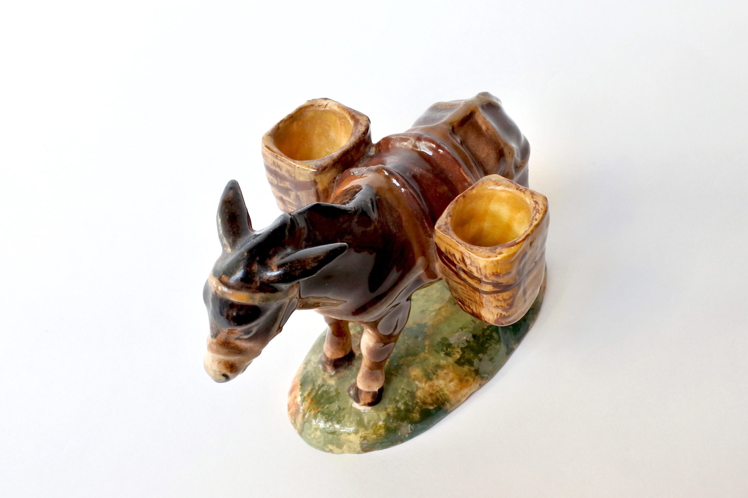 Asino in ceramica barbotine - manifattura Jérôme Massier - 6