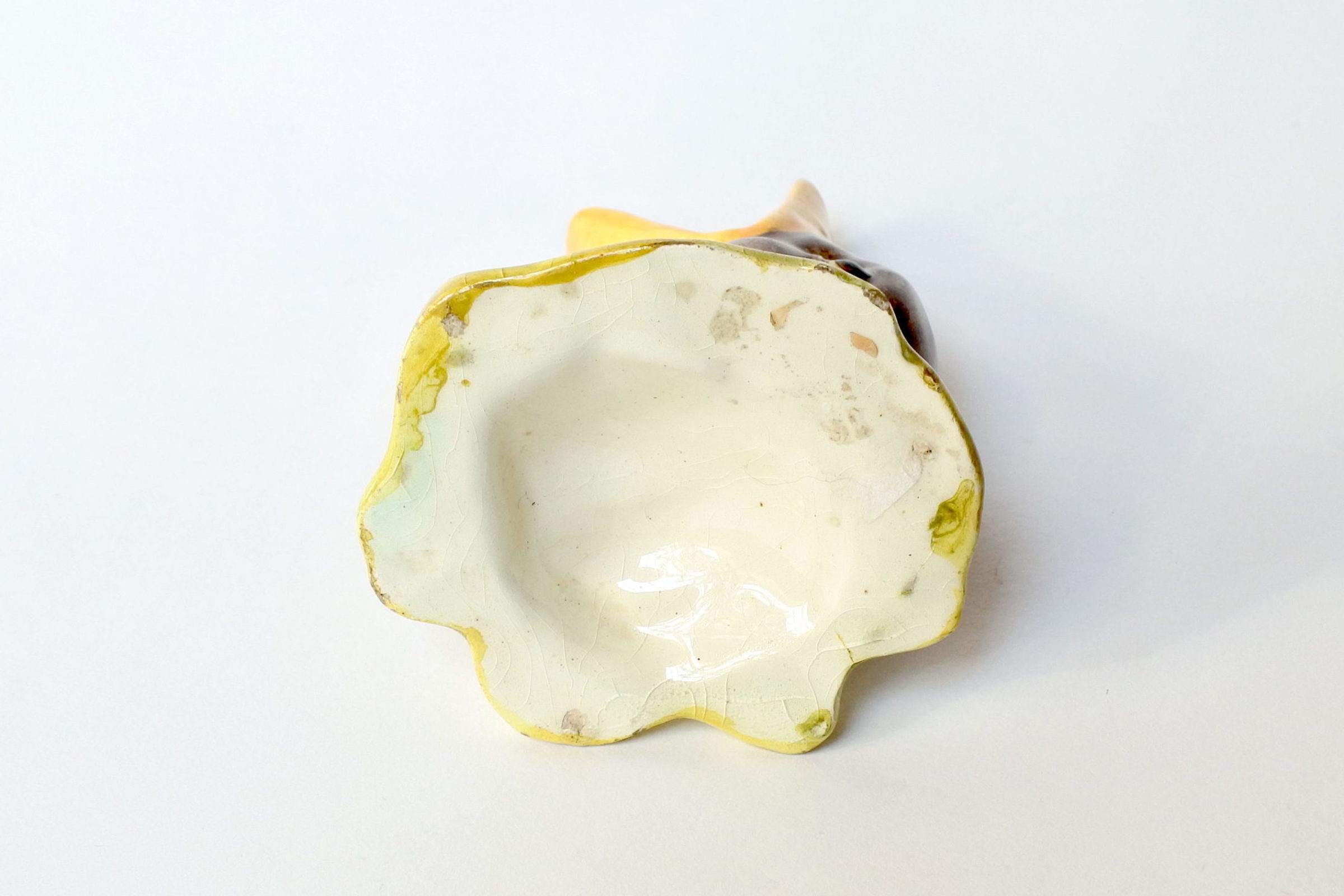 Portafiori in ceramica barbotine a forma di testa di papera - Delphin Massier - 7