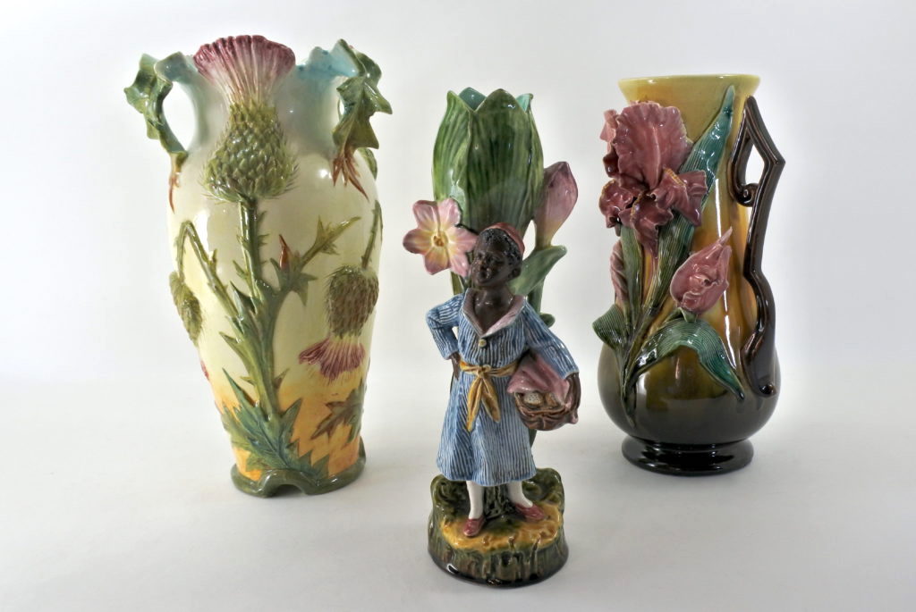 Vasi in ceramica barbotine del XIX° ed inizi del XX° secolo