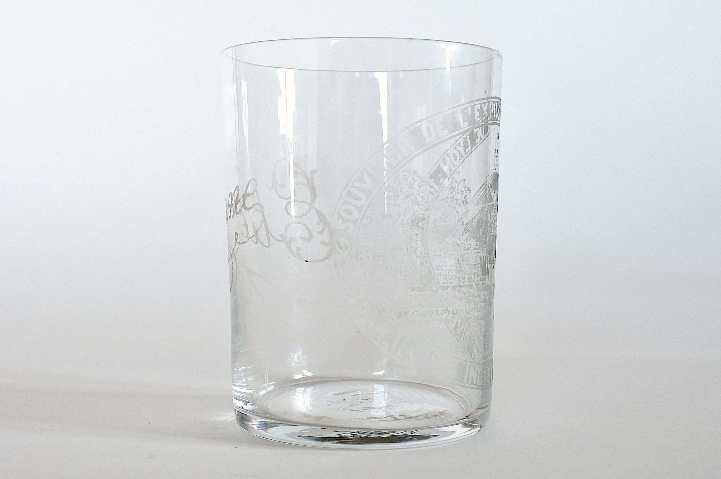 Bicchiere pubblicitario in vetro soffiato trasparente - 4