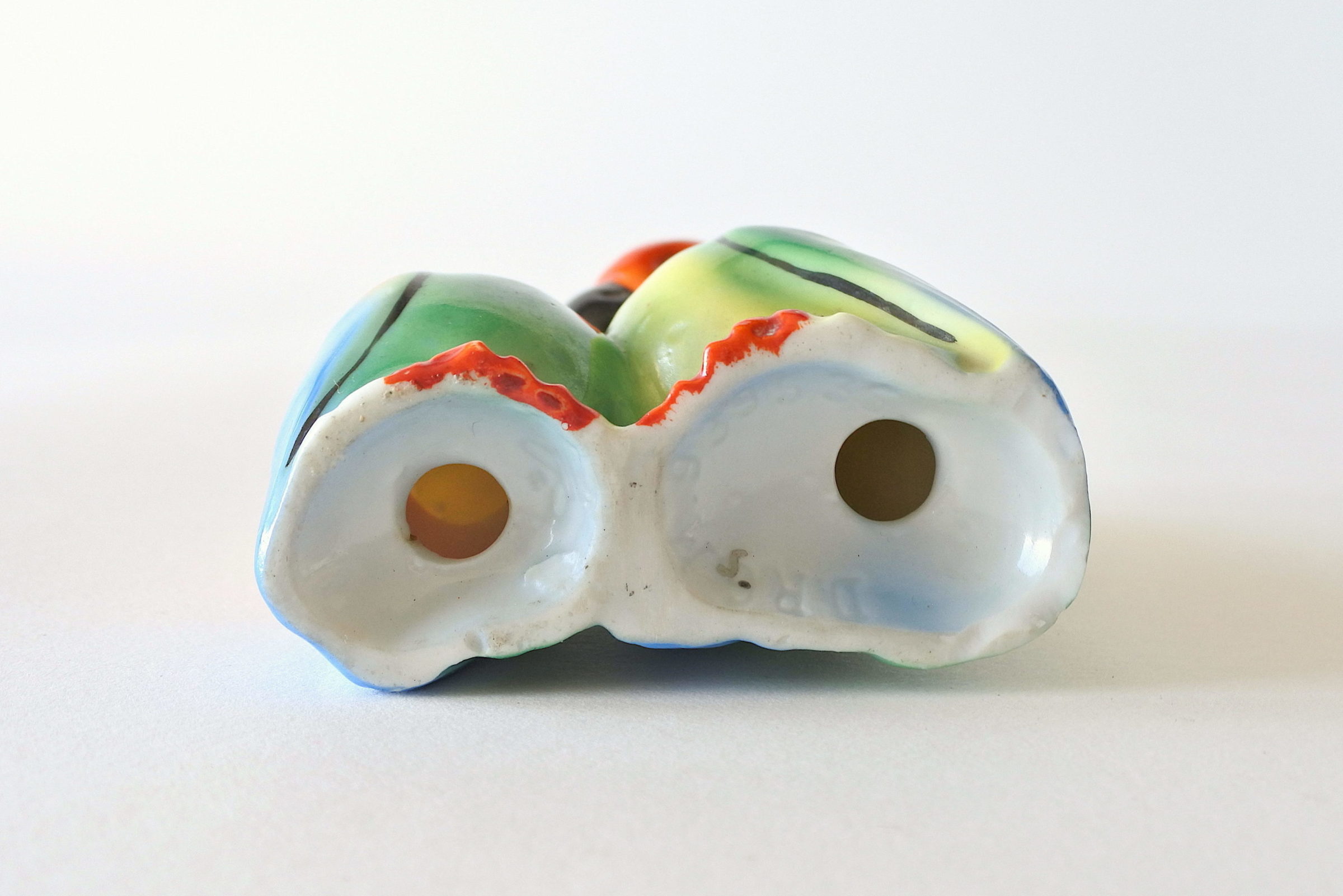 Porta sale e pepe in ceramica a forma di pappagalli - 3