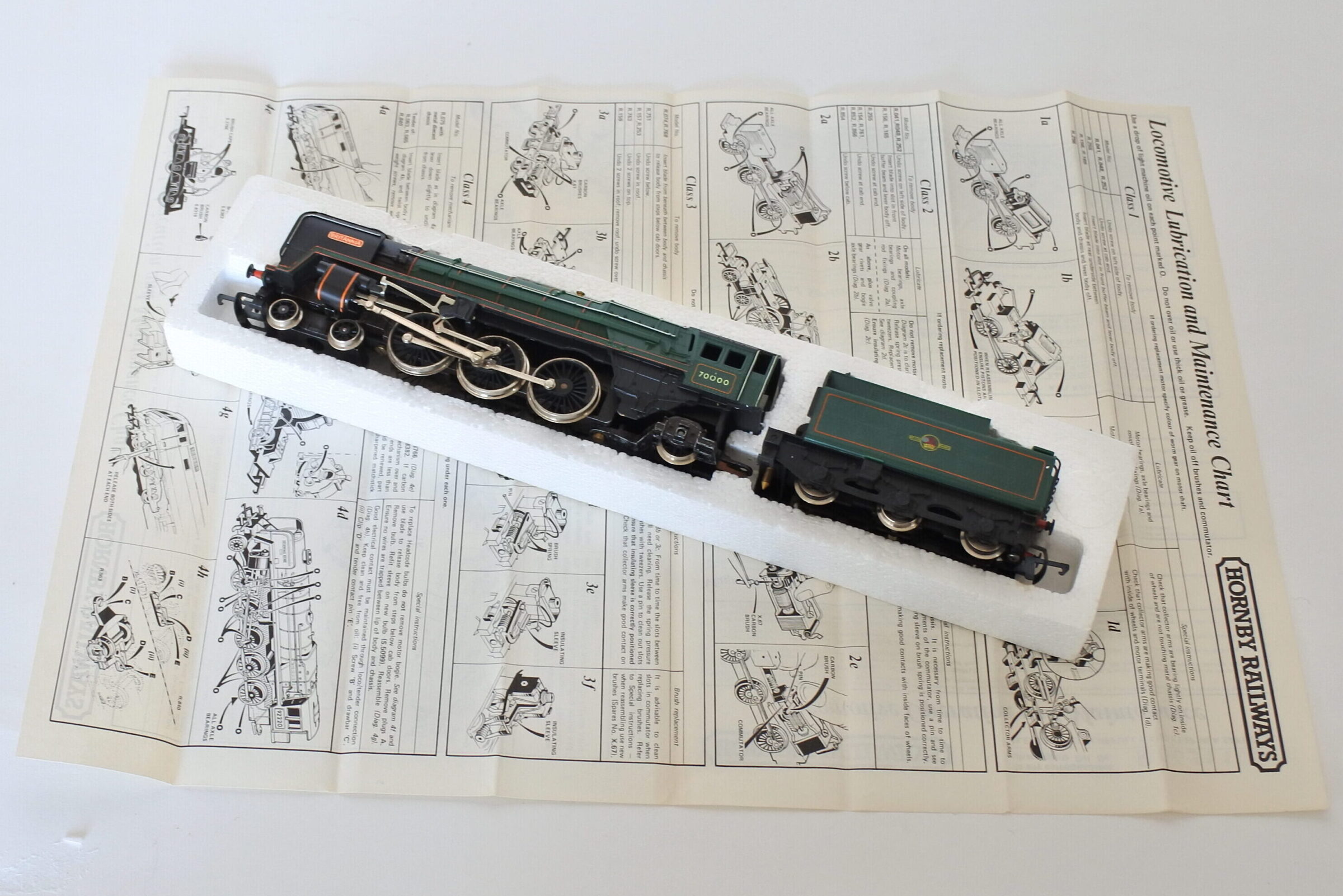 Locomotiva Hornby R.063 Britannia 70000 scala 00 - 8