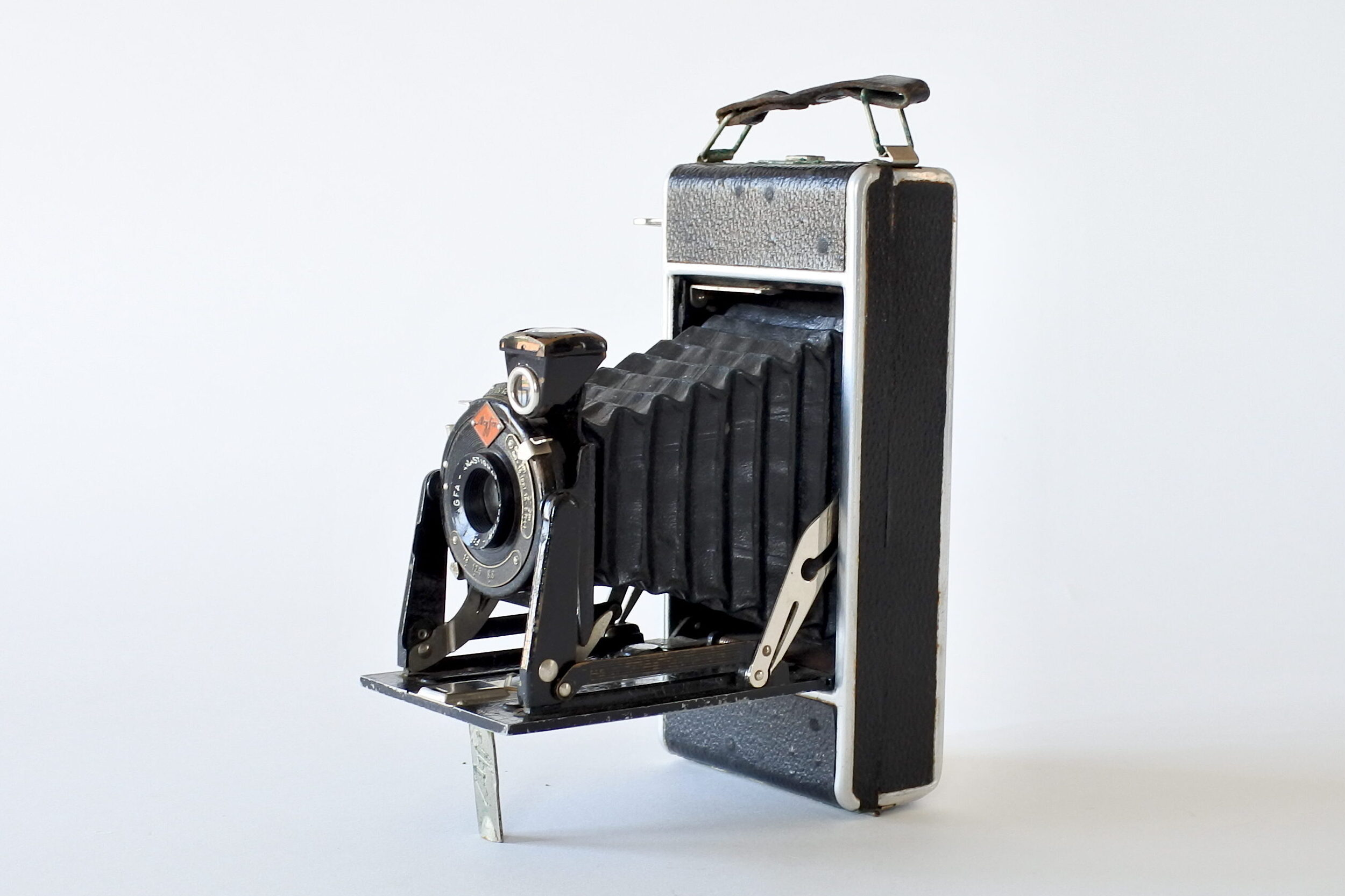 funzionante. Agfa Billy Pieghevole pellicole macchina fotografica-Primo Modello dal 1928-31 