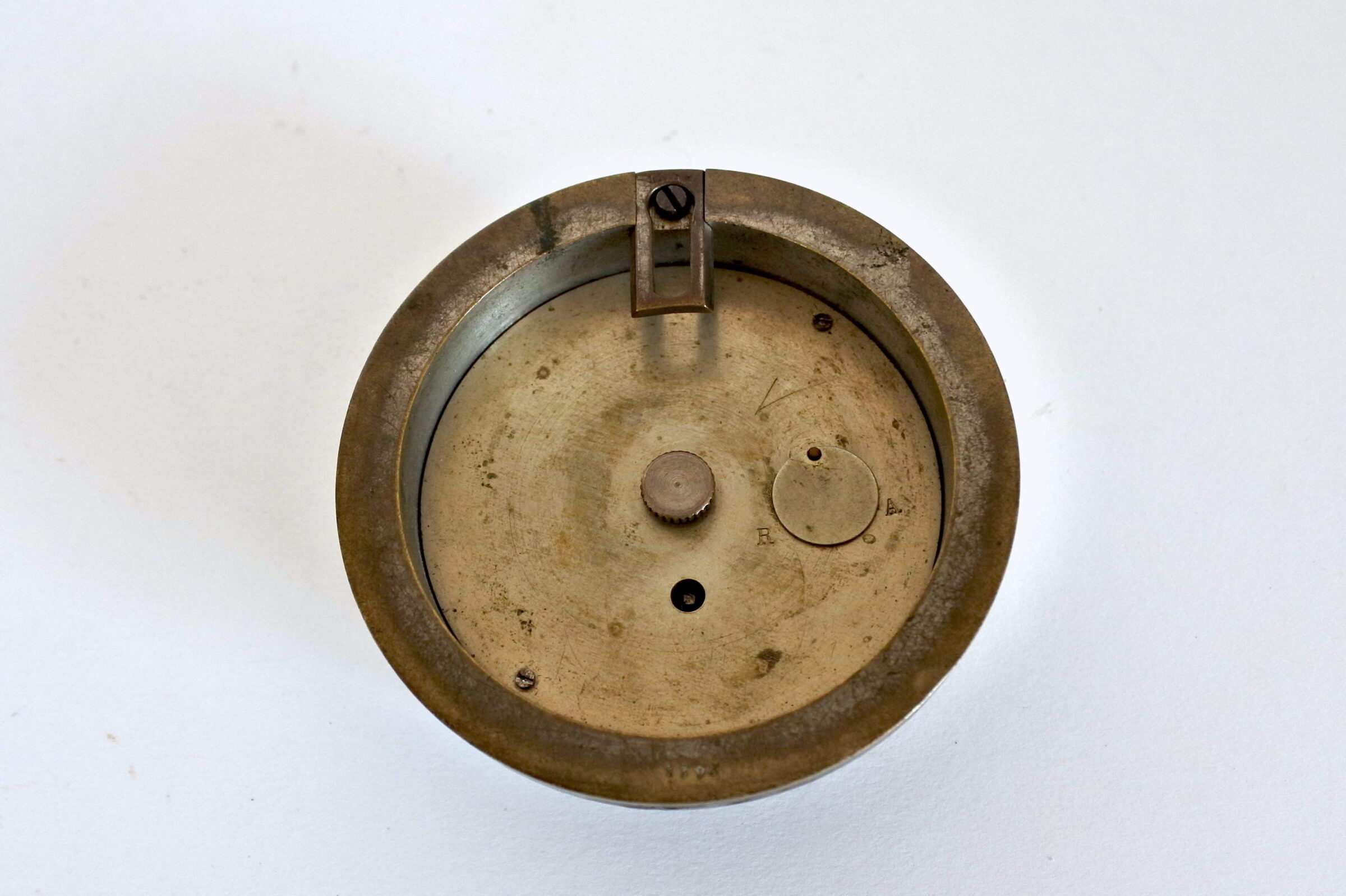 Orologio da tavolo in bronzo con funzione di fermacarte - 6