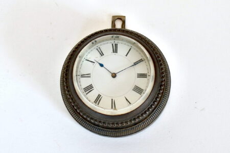 Orologio da tavolo in bronzo con funzione di fermacarte