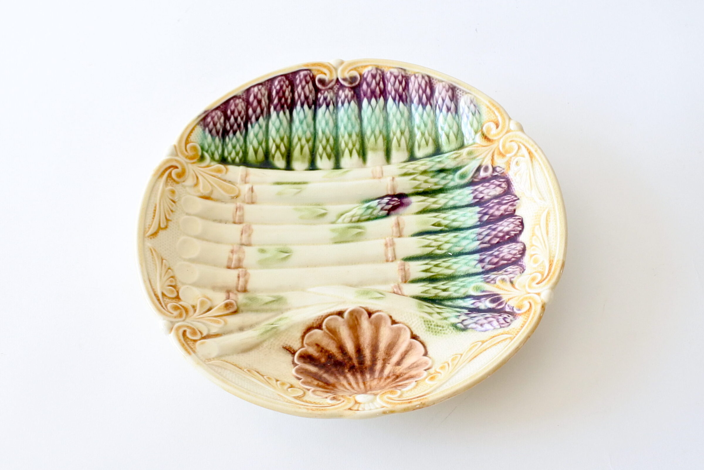 Servizio di piatti per asparagi Onnaing in ceramica barbotine - 6