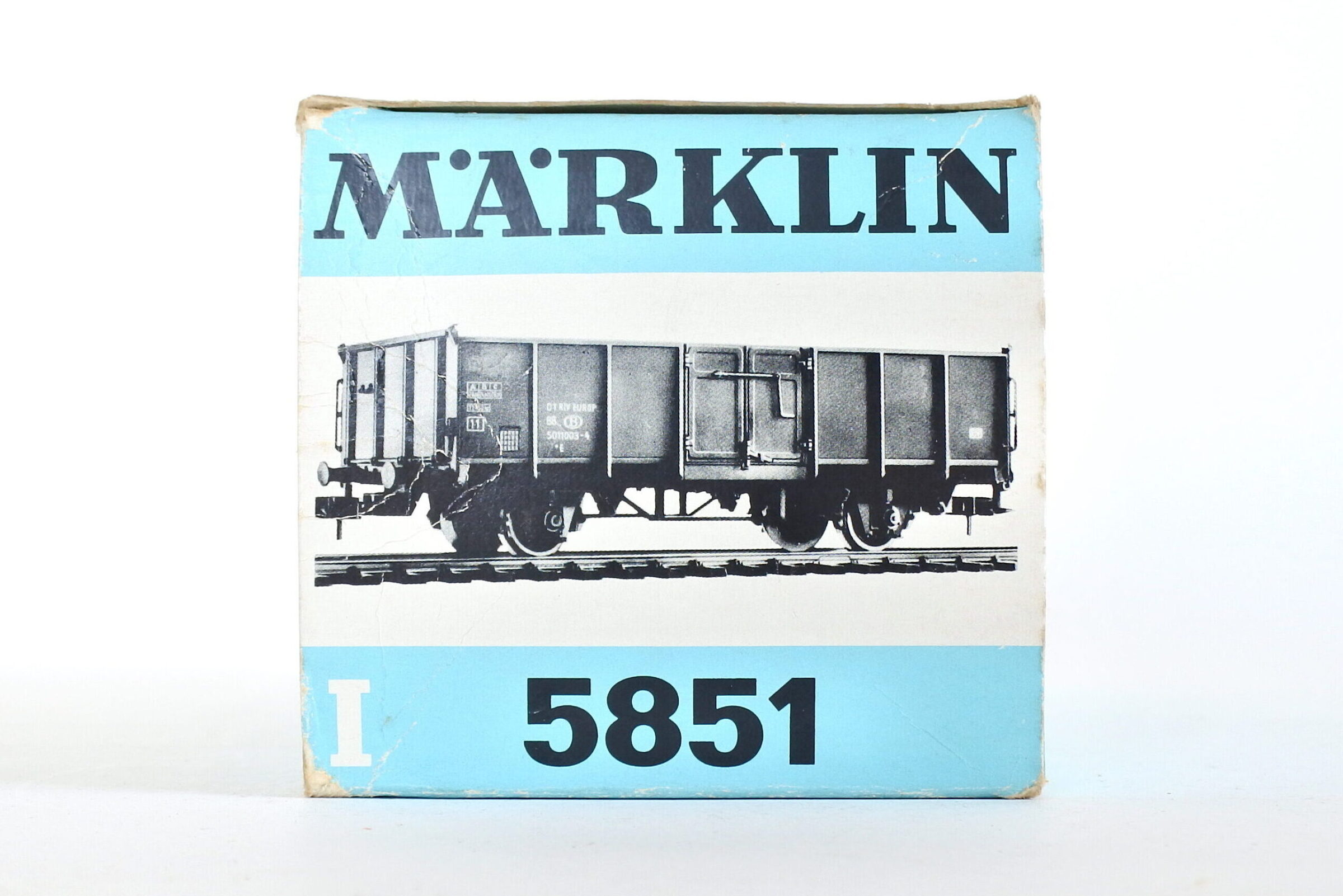 Carro merci Marklin 5851 scala I della SNCB con scatola originale - 7