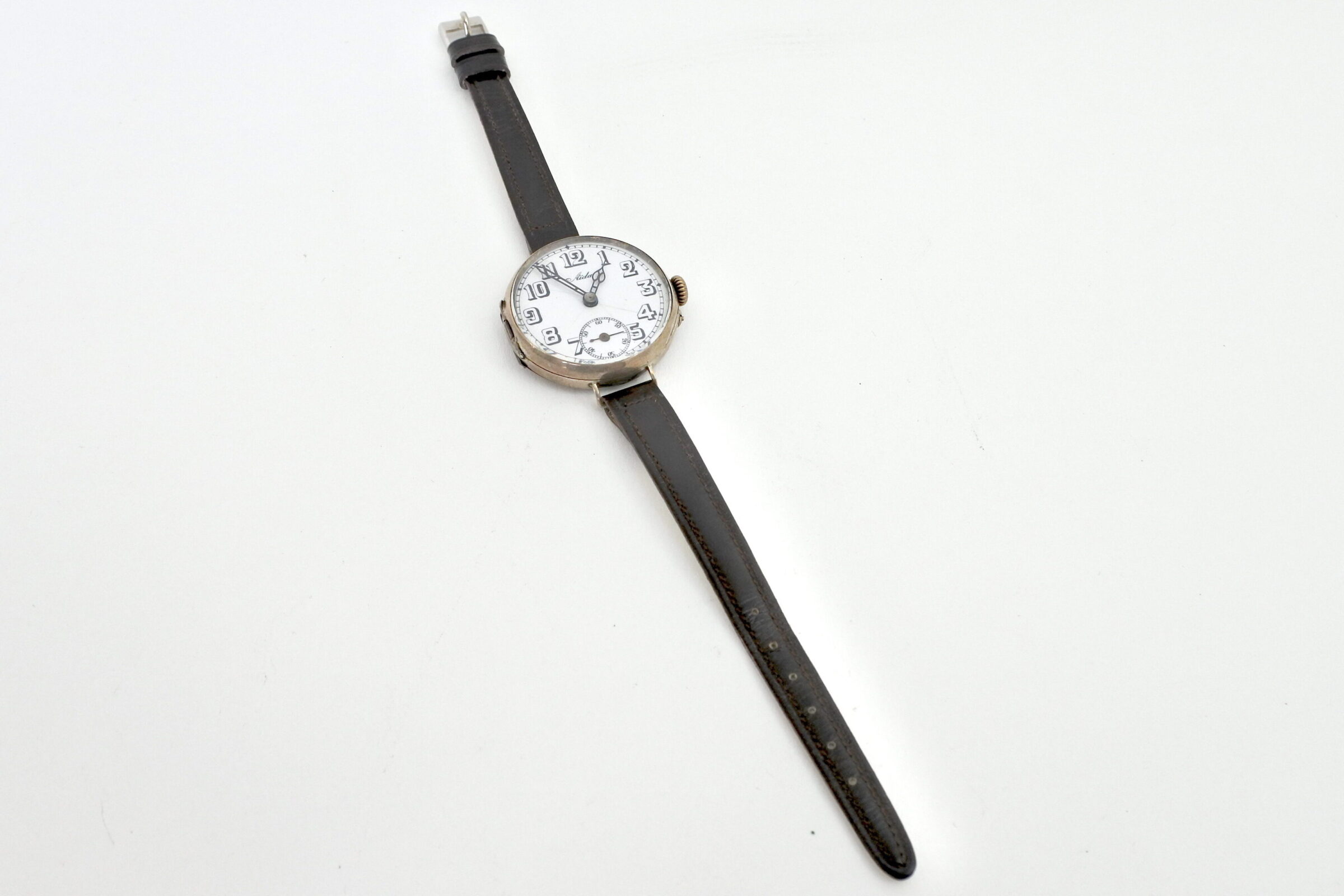 Orologio antico da polso marcato Aida perfettamente funzionante - 2