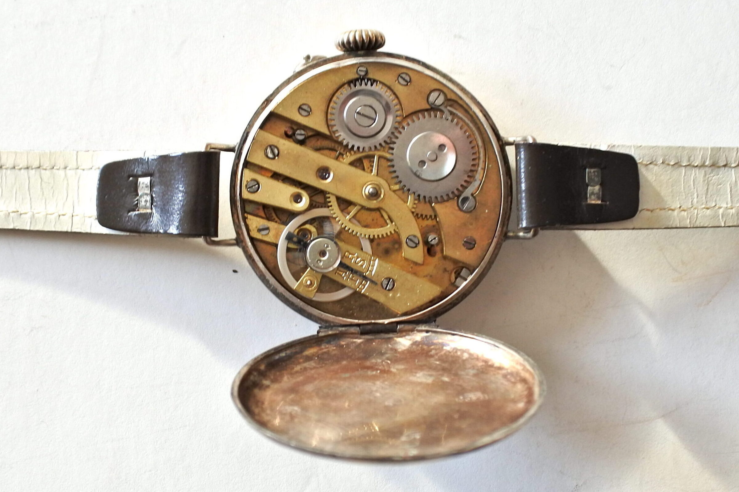 Orologio antico da polso marcato Aida perfettamente funzionante - 8