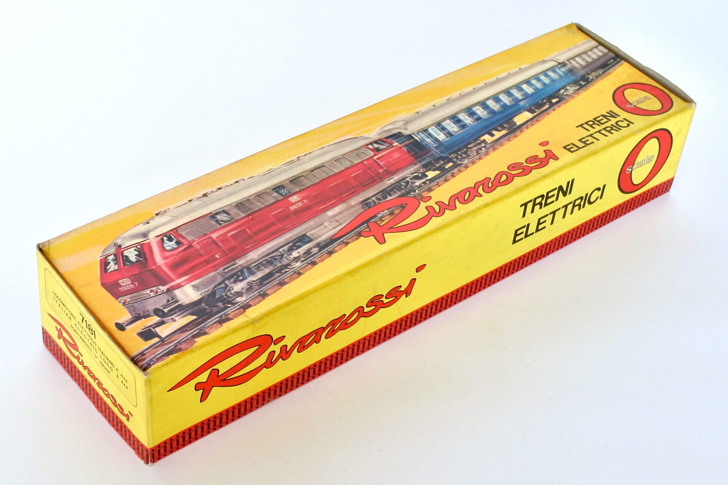Locomotiva elettrica Rivarossi tartaruga E 444 015 FS scala 0 con scatola - 10