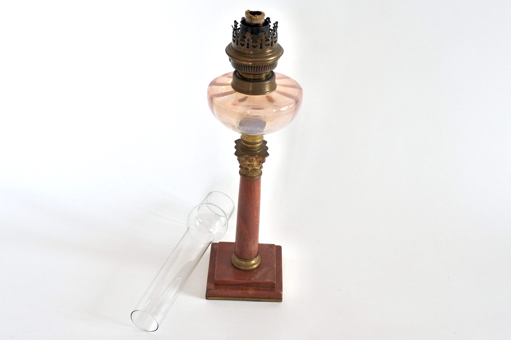 Veemoon Petroleumlampe 2 Stück - Retro Lampade A Petrolio, Transparente Glasabdeckung, Verstellbare Flamme, Inkl. 4 Dochte - Für Dekoration & Notlicht