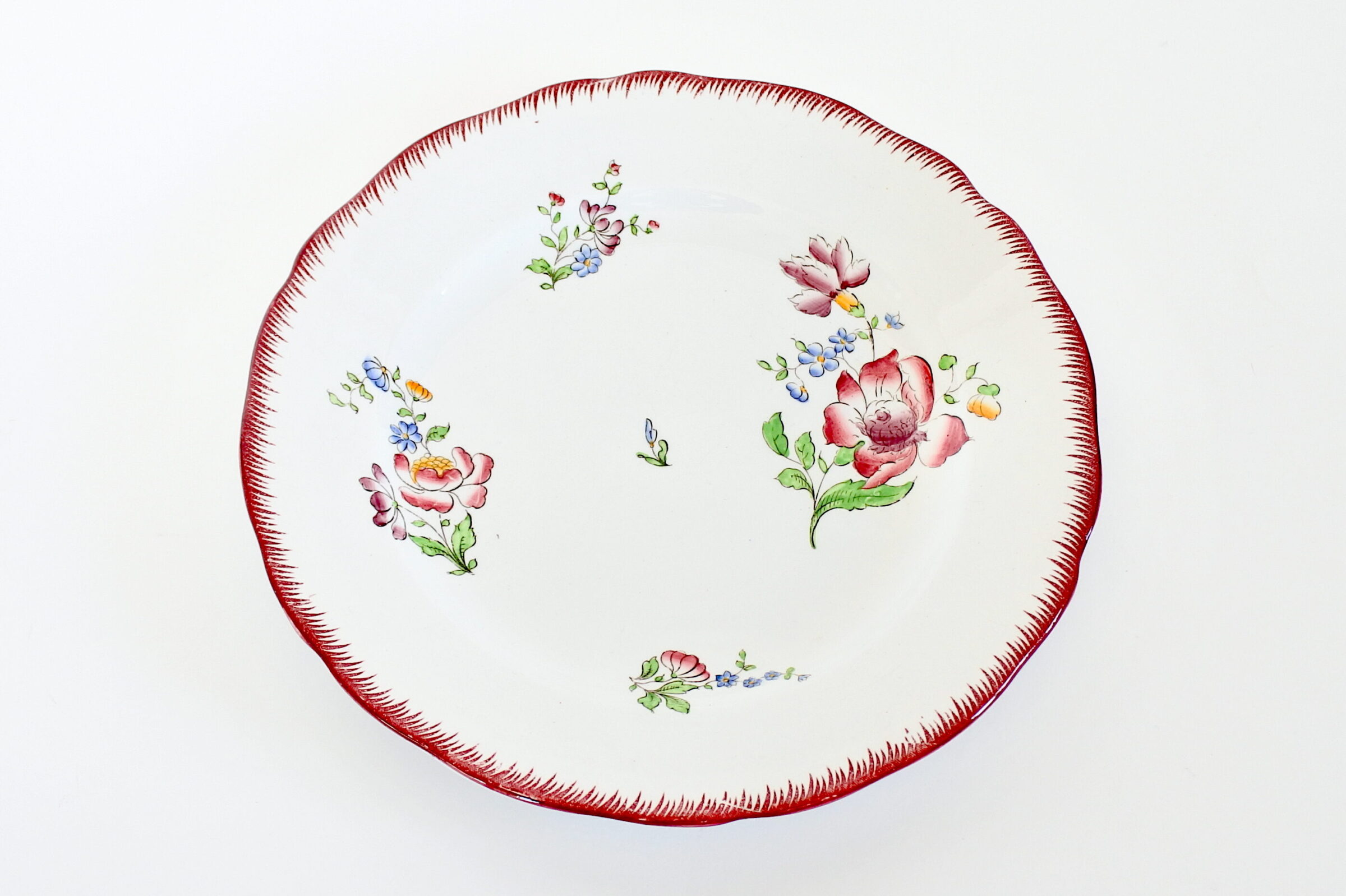 12 piatti in ceramica di Sarreguemines con decoro Strasbourg - 4