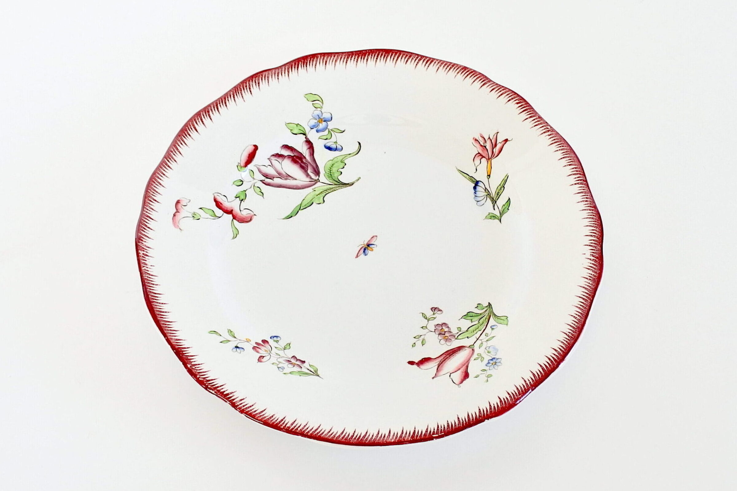 12 piatti in ceramica di Sarreguemines con decoro Strasbourg - 8