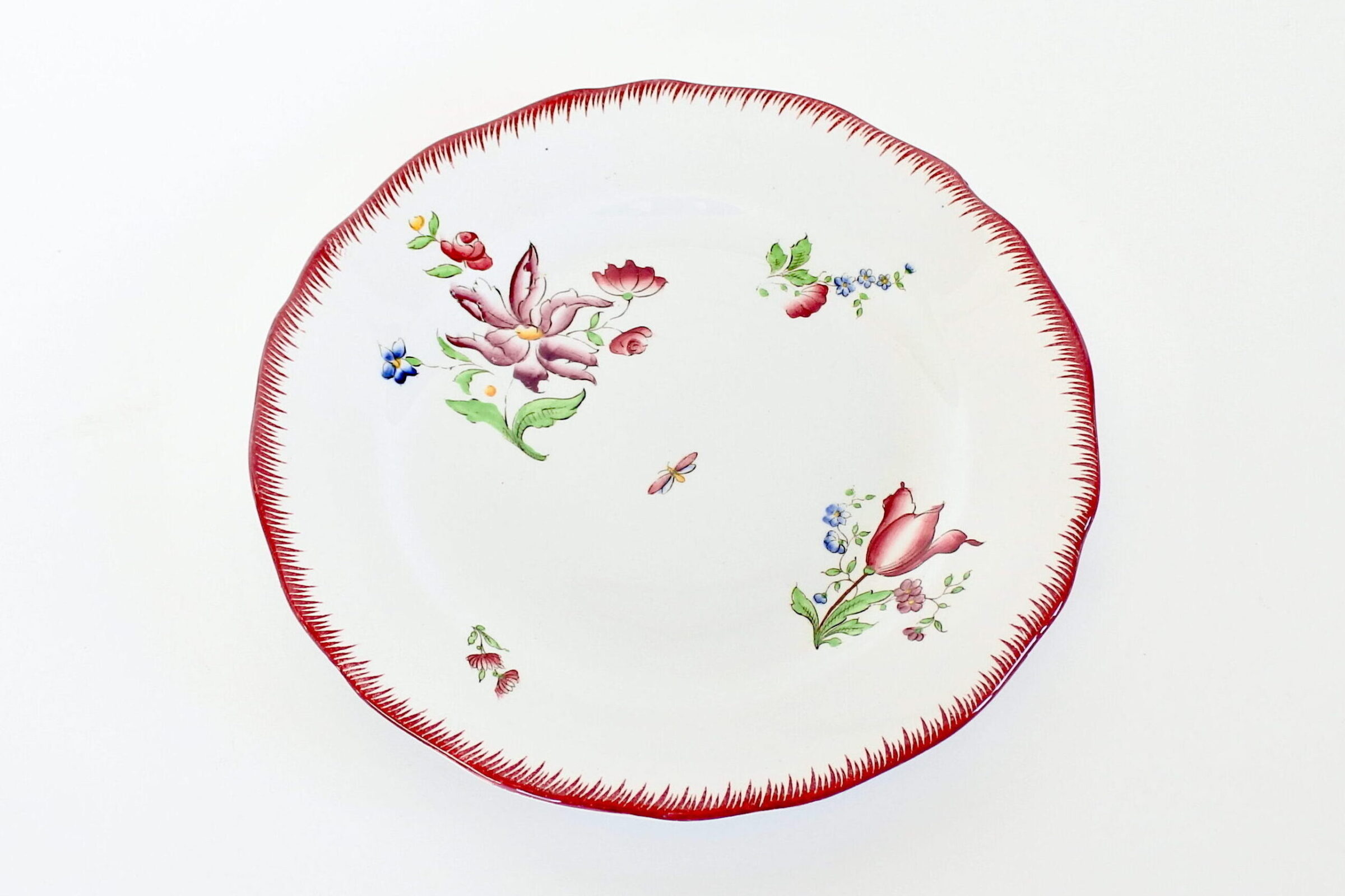 12 piatti in ceramica di Sarreguemines con decoro Strasbourg - 9