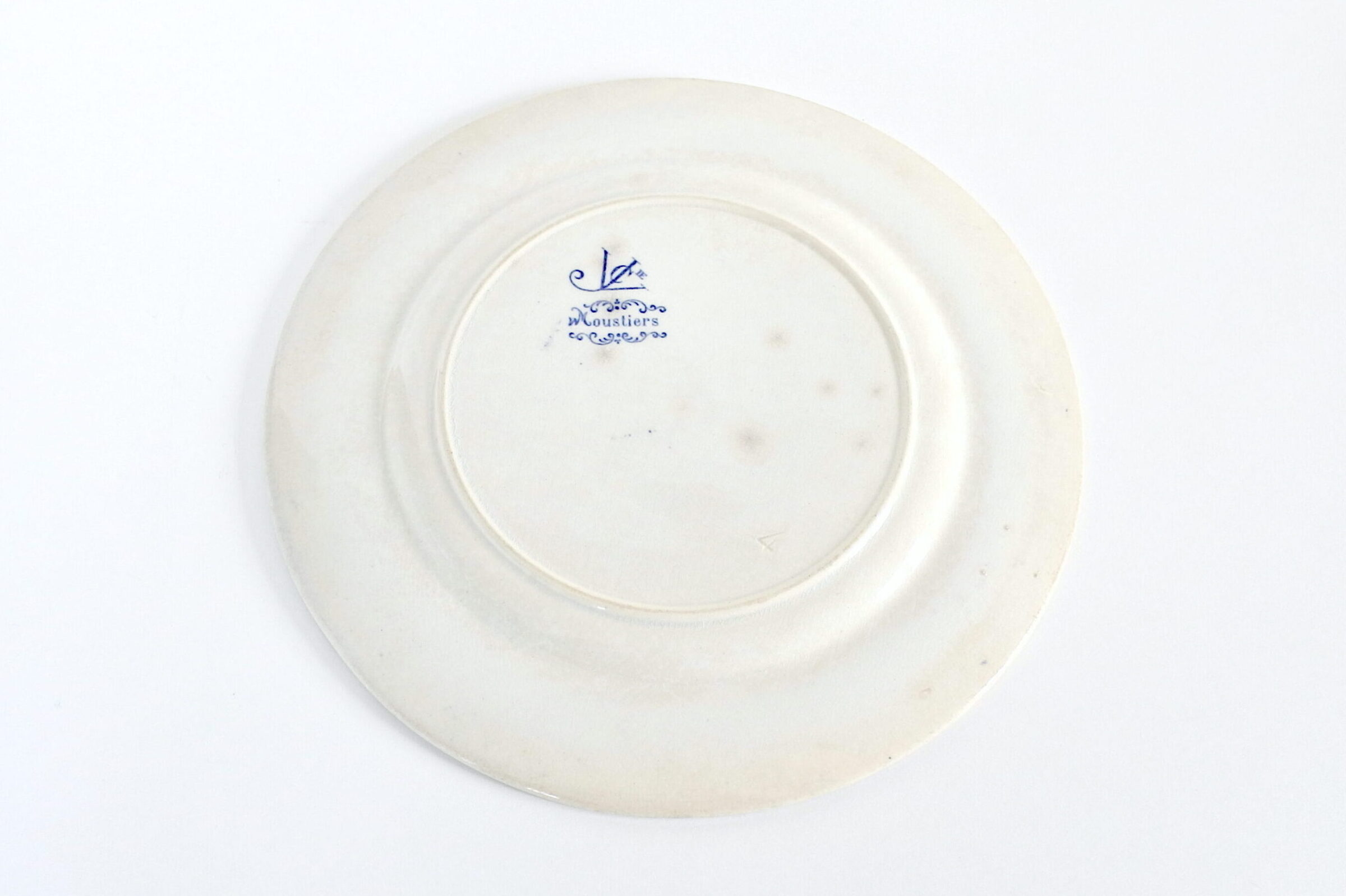 6 piatti in ceramica con angeli di Jules Vieillard a Bordeaux - 3