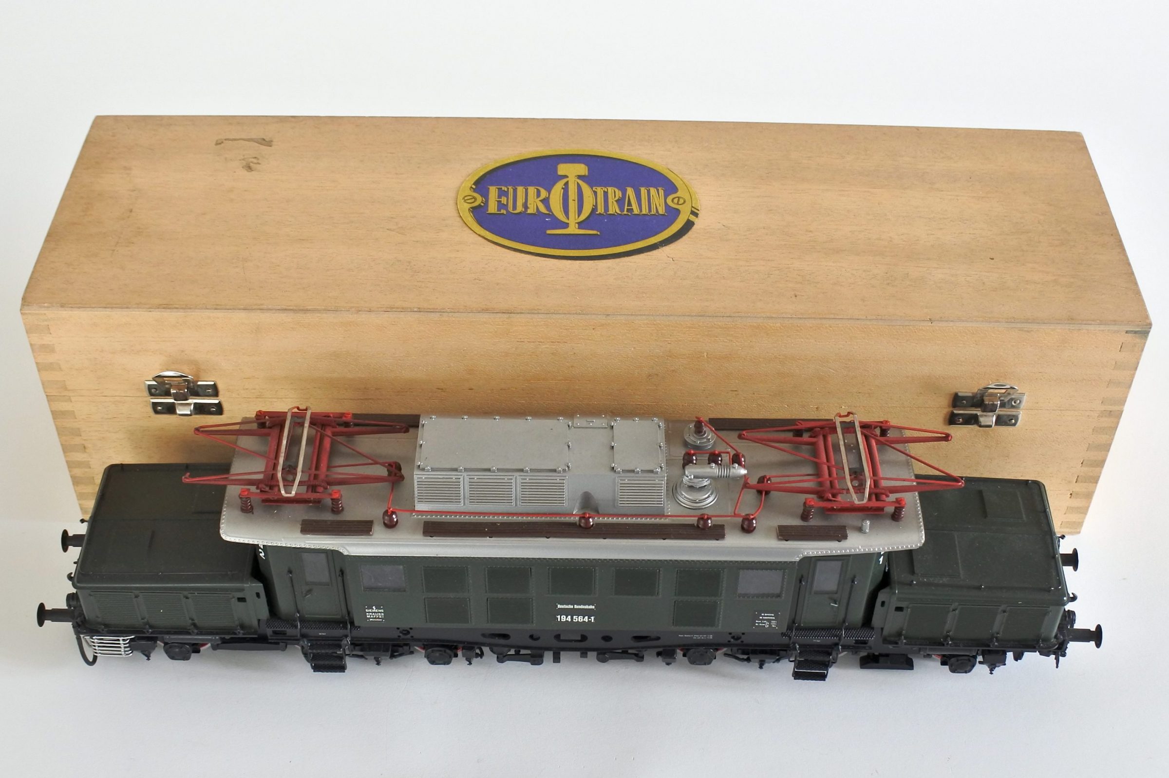Locomotiva elettrica Eurotrain DB 194 564-1 scala 0 con scatola originale - 2