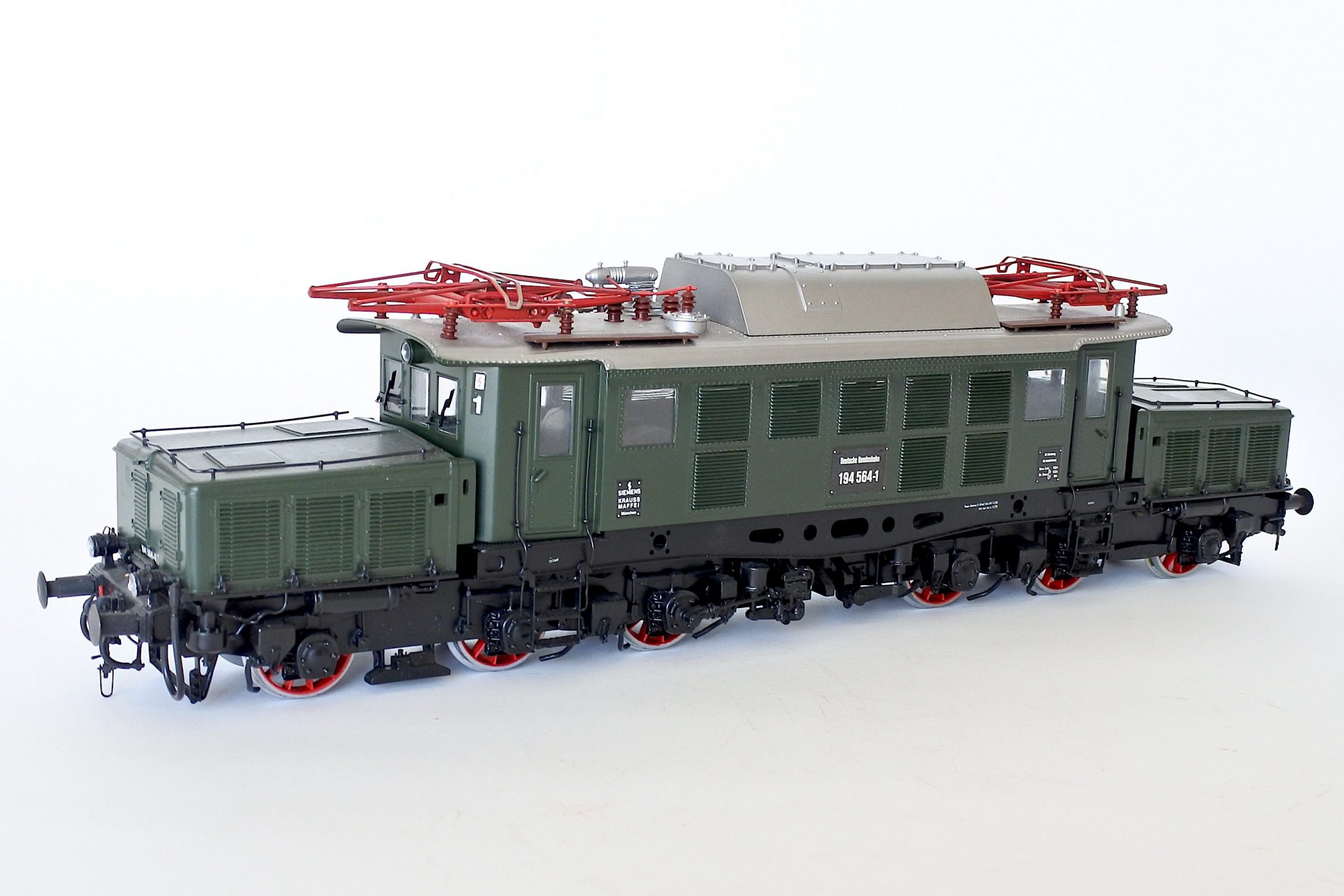 Locomotiva elettrica Eurotrain DB 194 564-1 scala 0 con scatola originale - 5