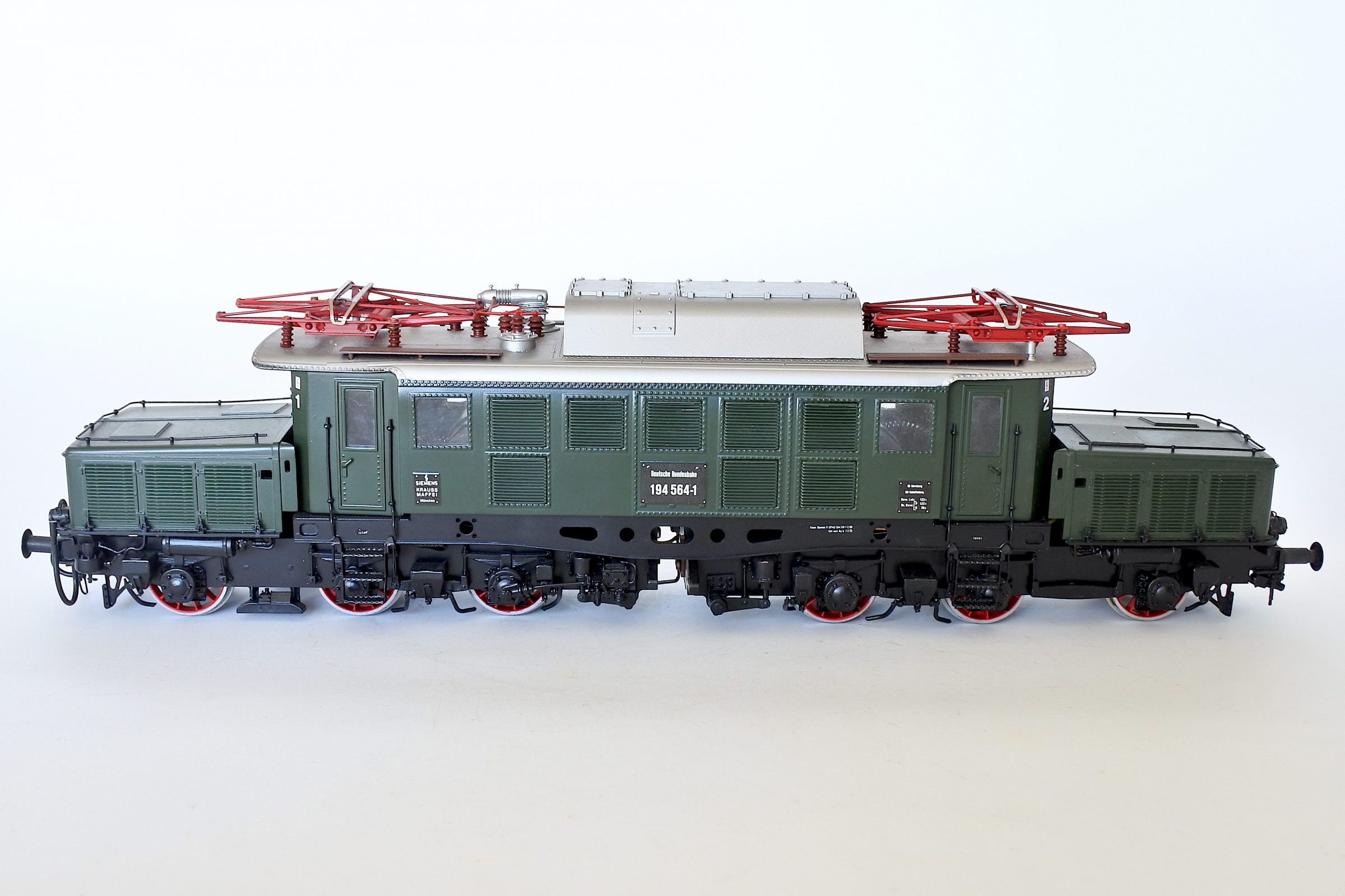 Locomotiva elettrica Eurotrain DB 194 564-1 scala 0 con scatola originale - 6