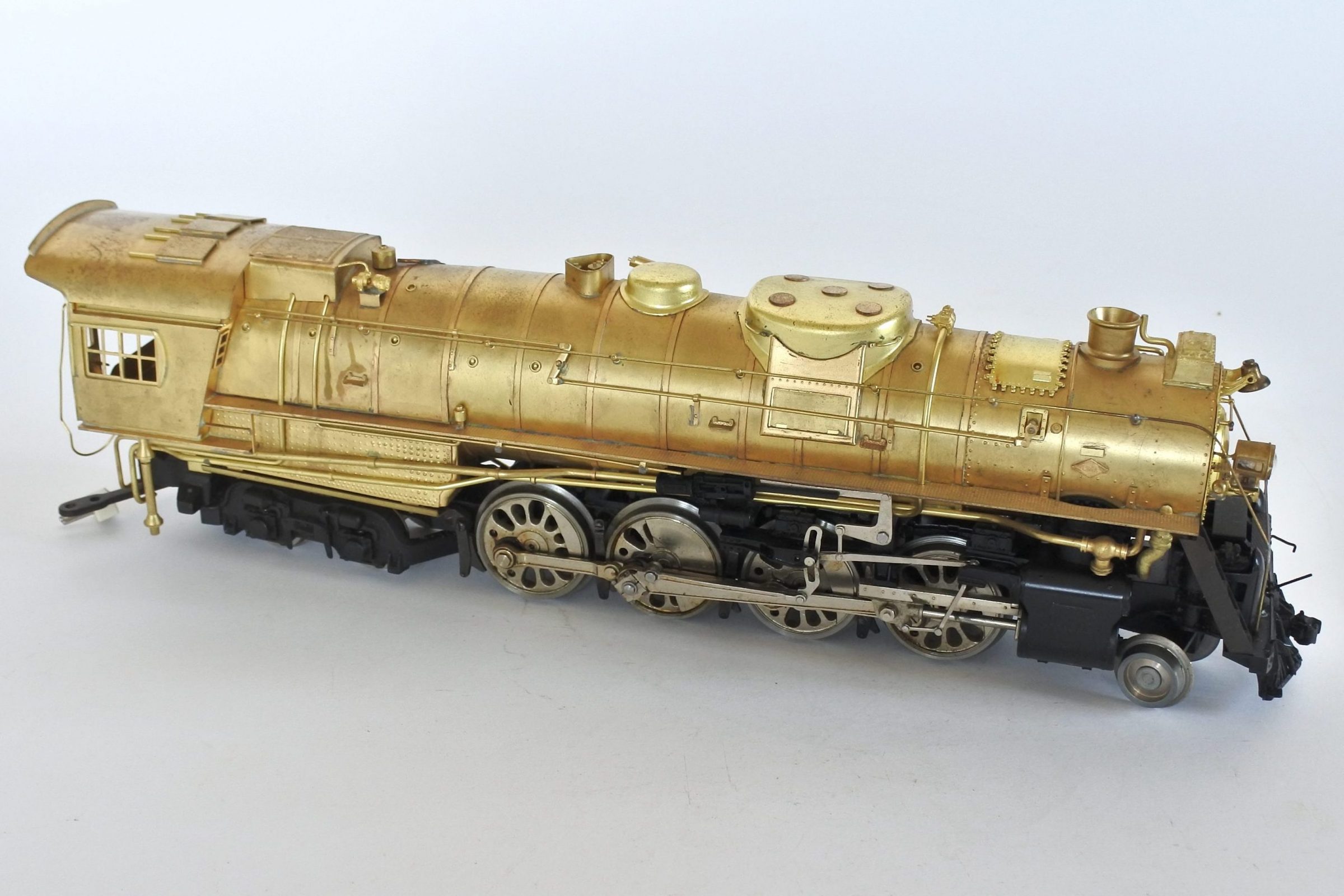 Locomotiva a vapore in ottone con tender KTM 2-8-4 Berkshier scala 0 - 7